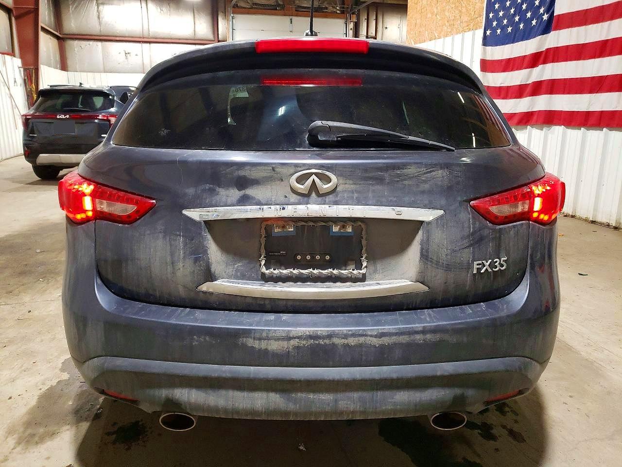 2011 Infiniti Fx35 Base Charcoal vin: JN8AS1MW8BM731455