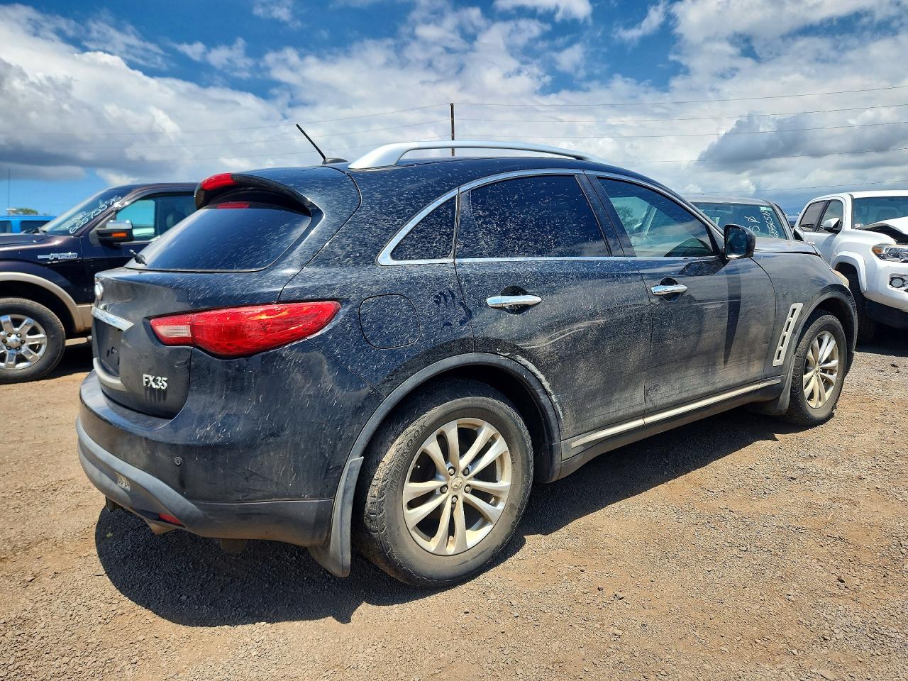 2011 Infiniti Fx35 Base Black vin: JN8AS1MW8BM732749