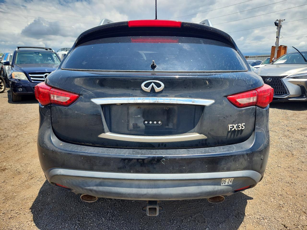 2011 Infiniti Fx35 Base Black vin: JN8AS1MW8BM732749