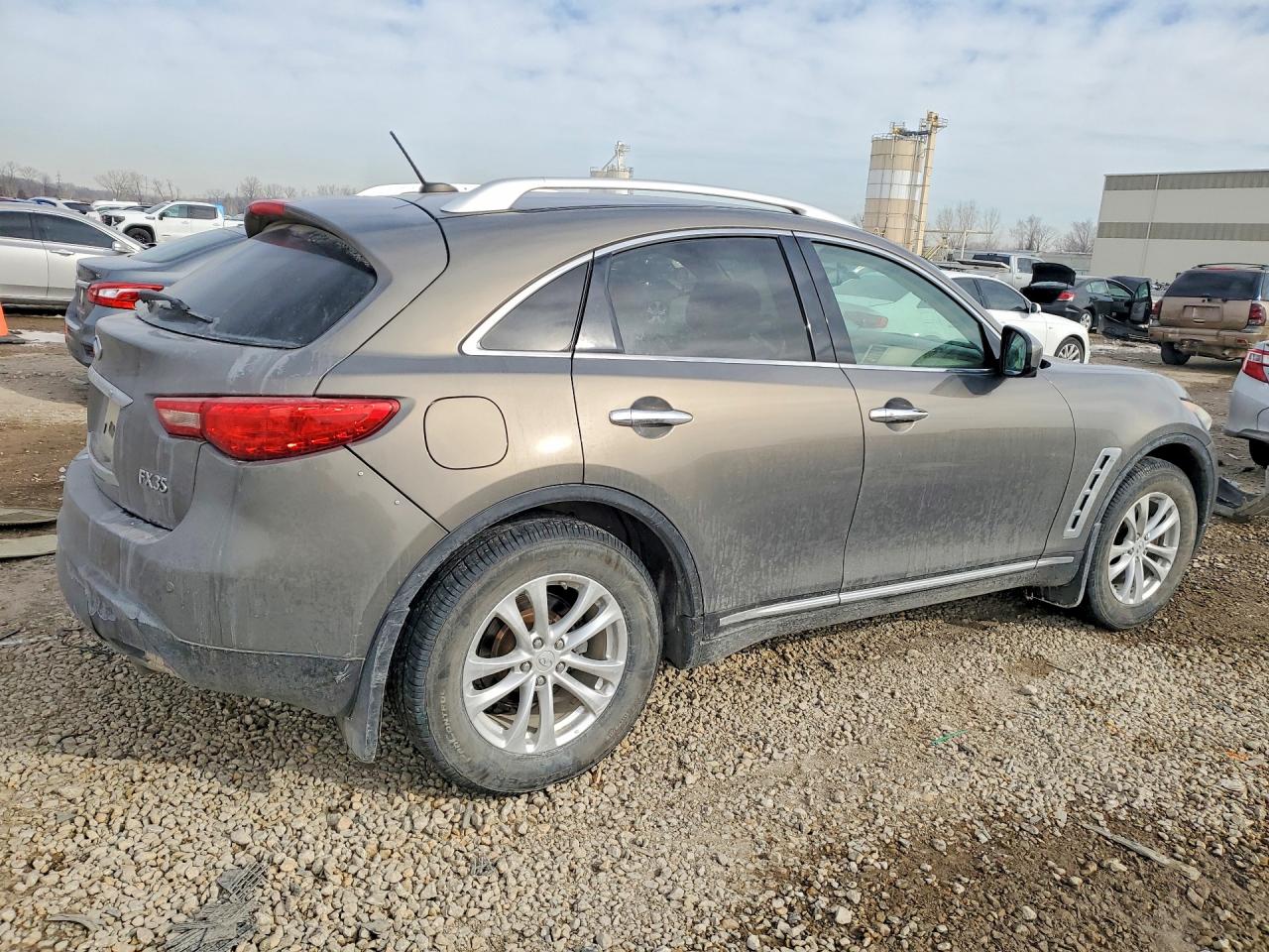 2011 Infiniti Fx35 Base Бордовый vin: JN8AS1MW8BM733044