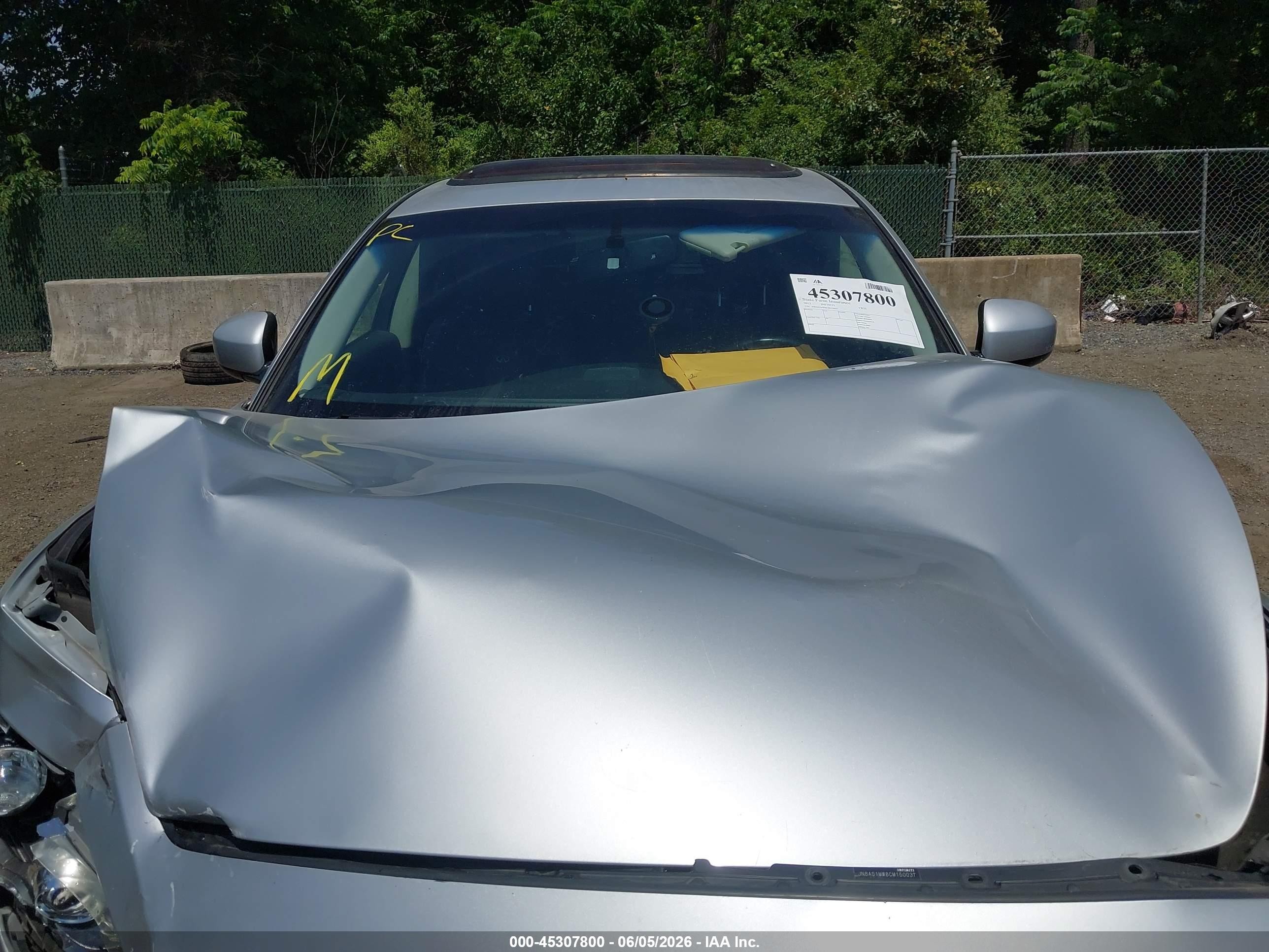 2012 Infiniti Fx35   Silver vin: JN8AS1MW8CM150037
