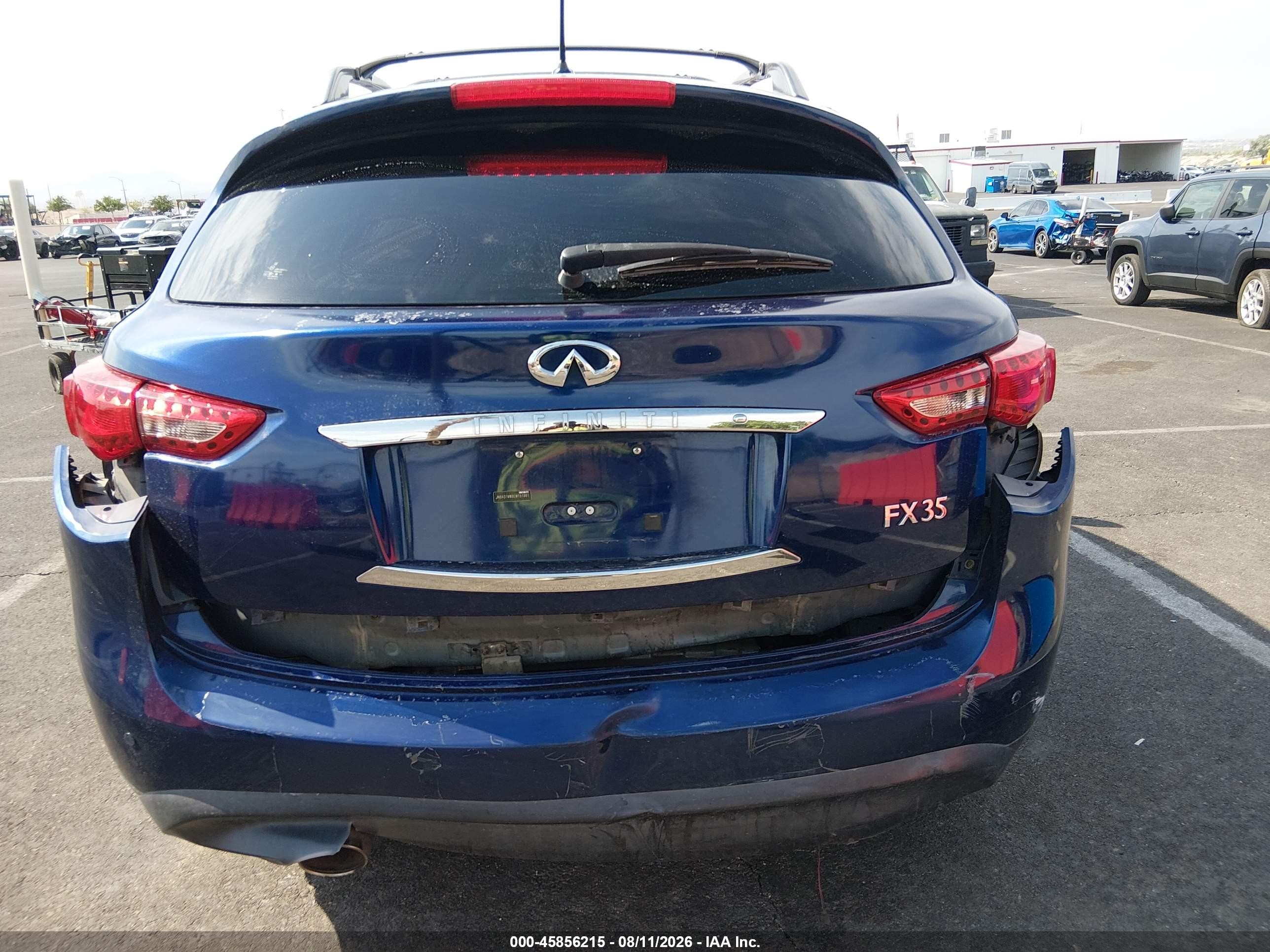 2012 Infiniti Fx35 Limited Edition Blue vin: JN8AS1MW8CM151981