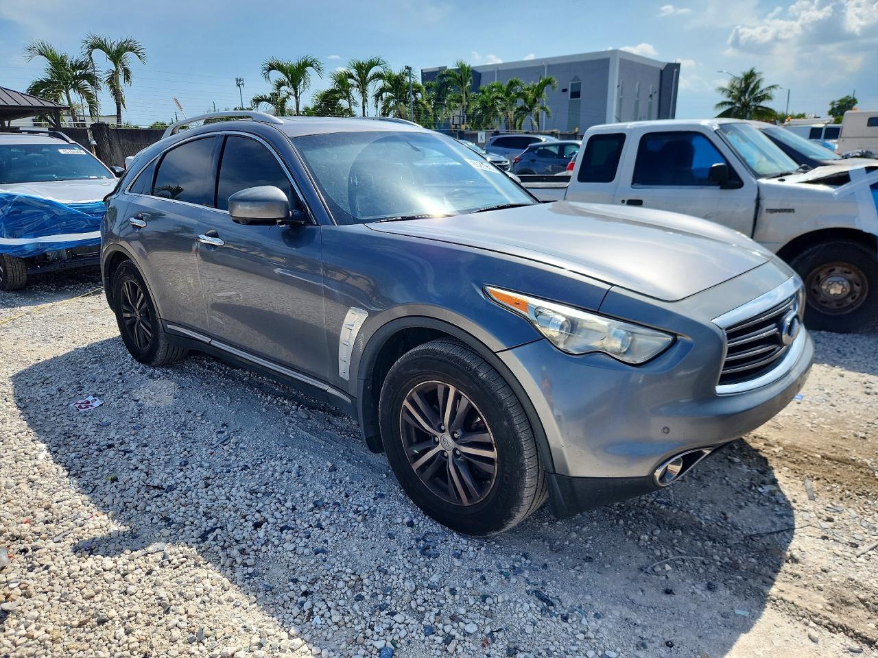 2012 Infiniti Fx35 Base Серый vin: JN8AS1MW8CM152421