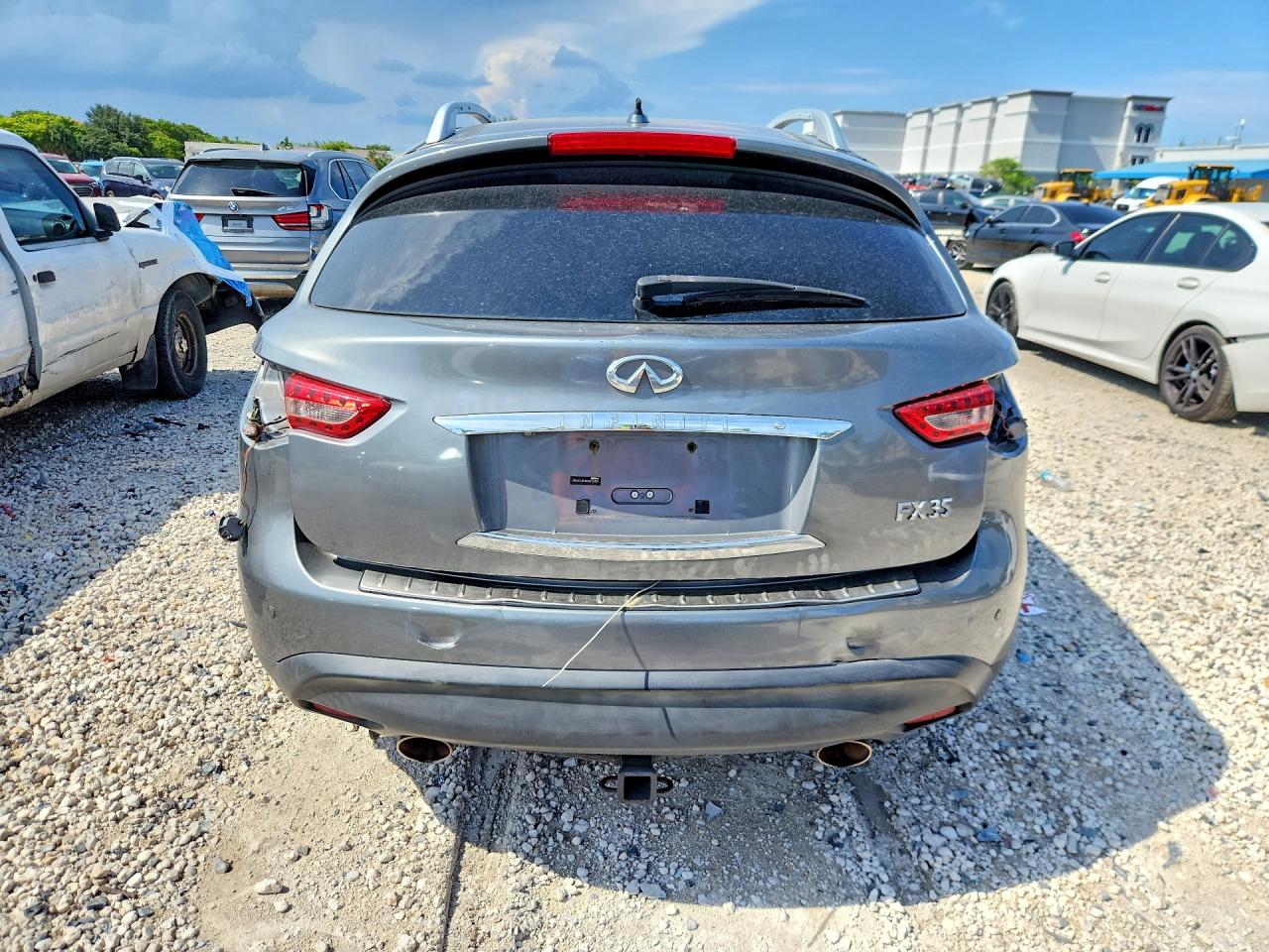 2012 Infiniti Fx35 Base Серый vin: JN8AS1MW8CM152421