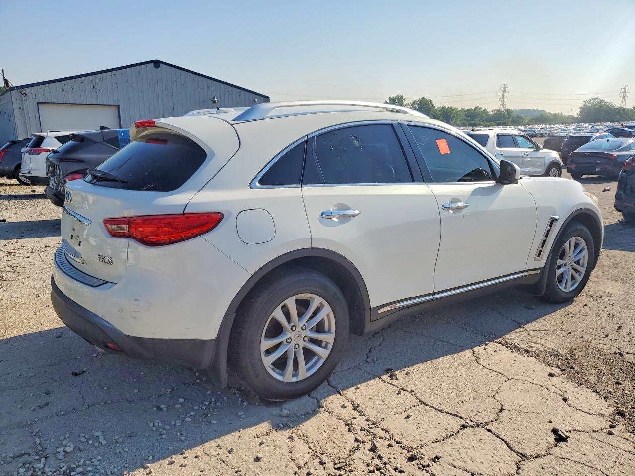 2012 Infiniti Fx35 White vin: JN8AS1MW8CM152953