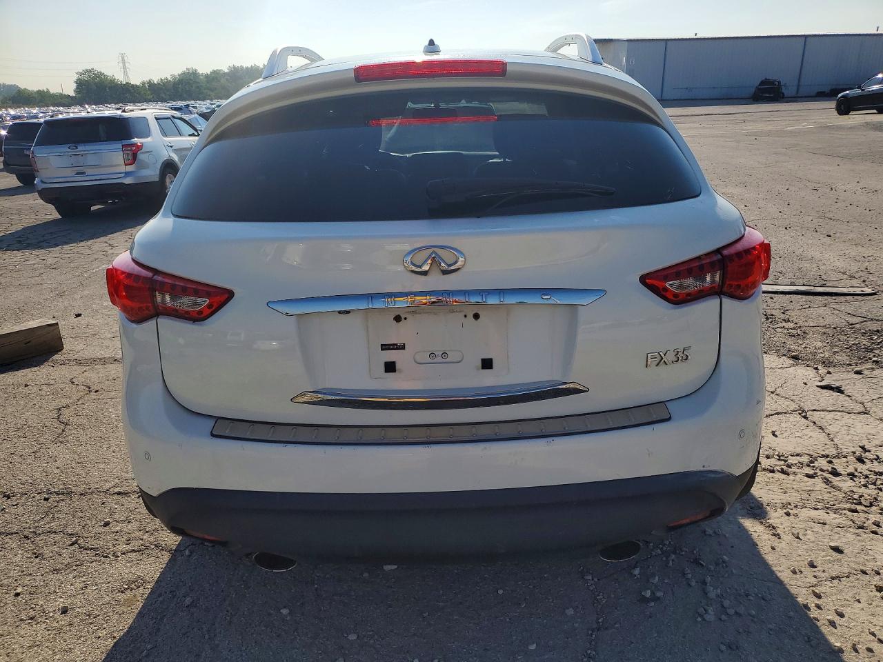 2012 Infiniti Fx35 White vin: JN8AS1MW8CM152953