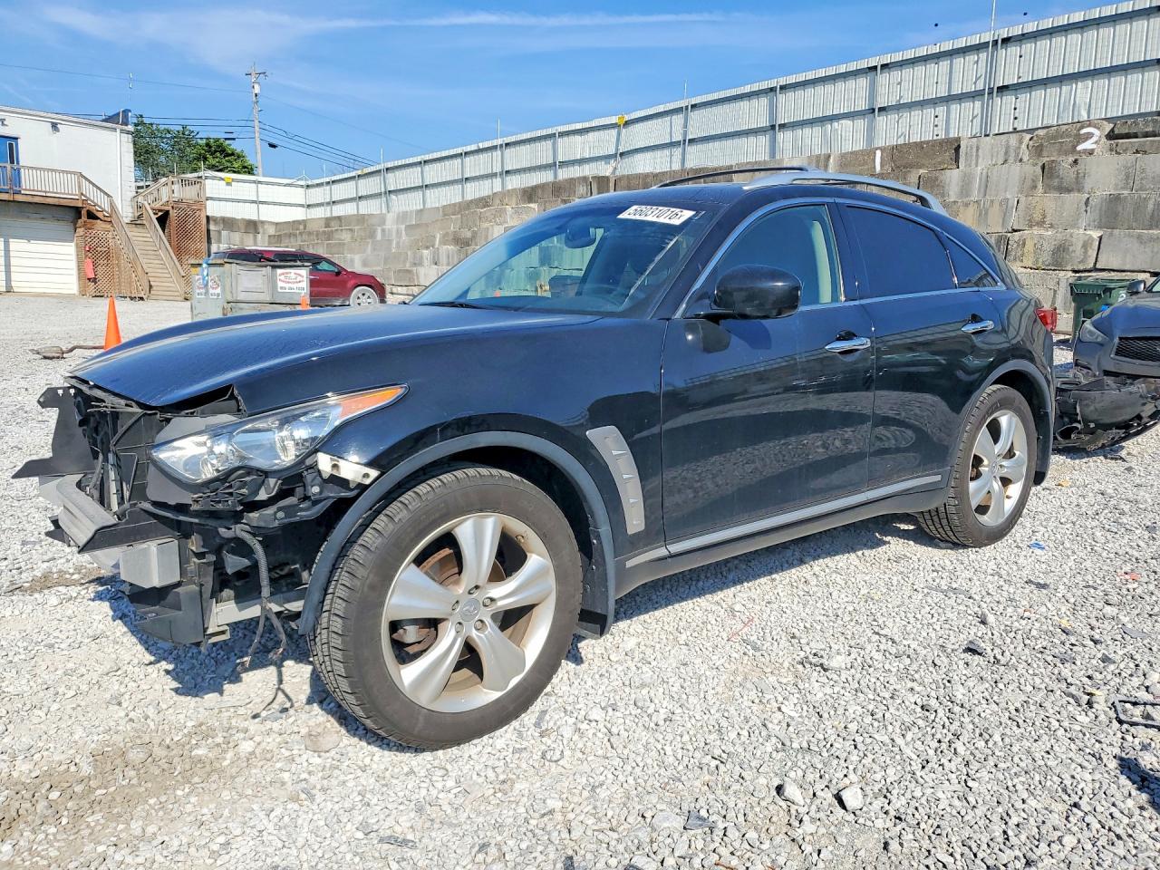 2010 Infiniti Fx35 Base Black vin: JN8AS1MW9AM851795