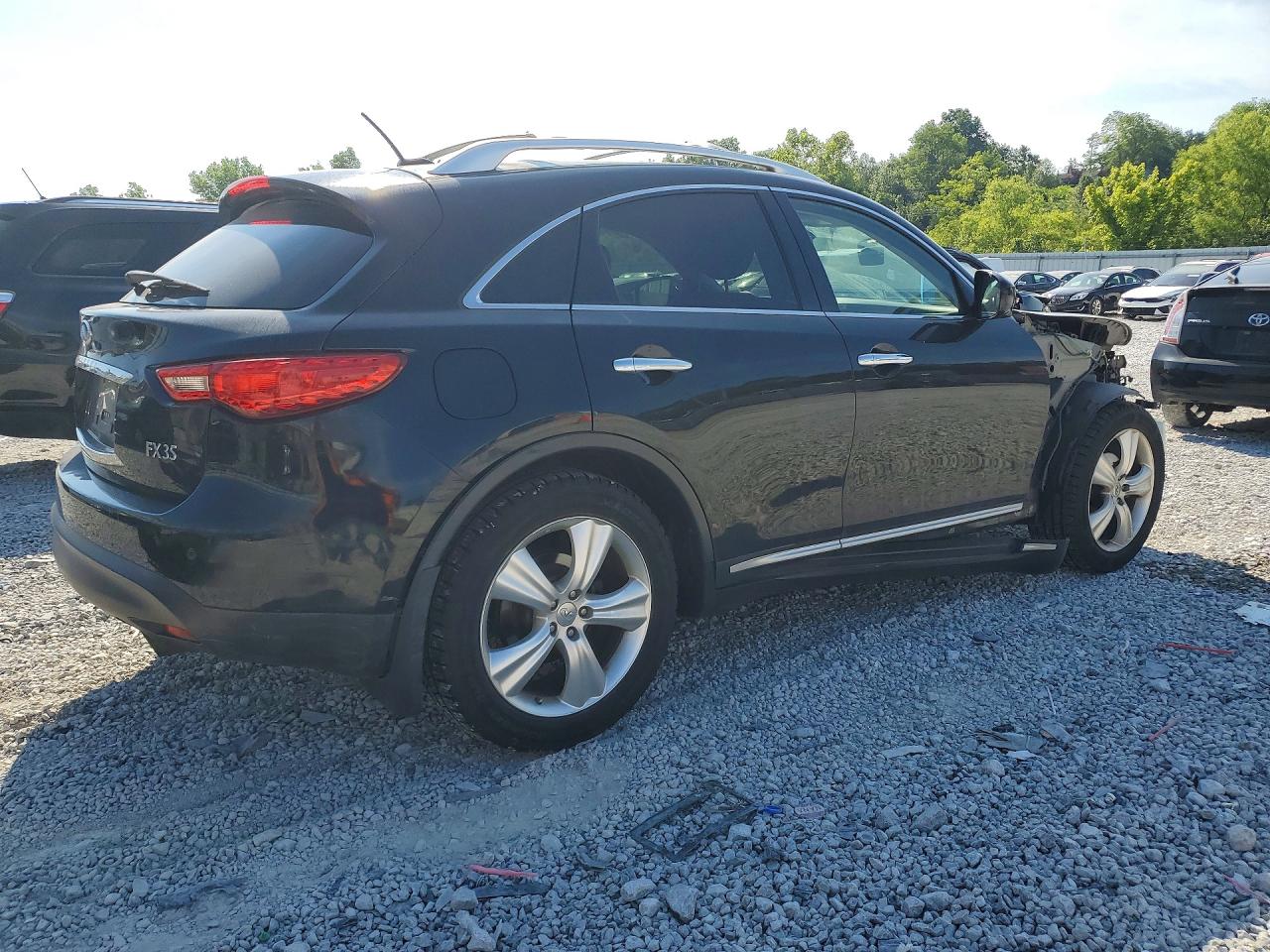 2010 Infiniti Fx35 Base Черный vin: JN8AS1MW9AM851795