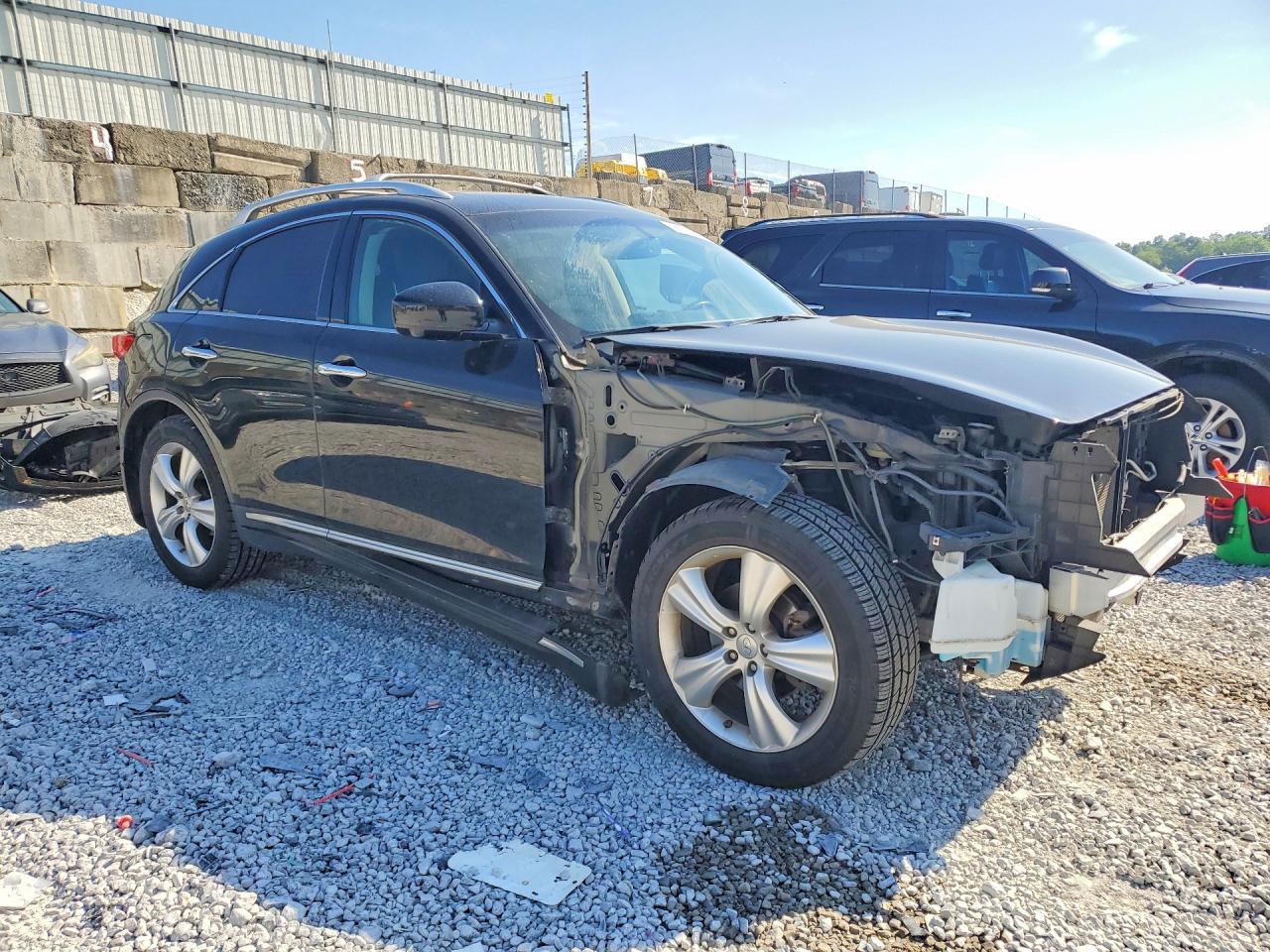2010 Infiniti Fx35 Base Черный vin: JN8AS1MW9AM851795
