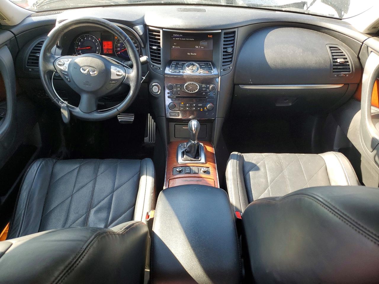 2010 Infiniti Fx35 Base Черный vin: JN8AS1MW9AM851795