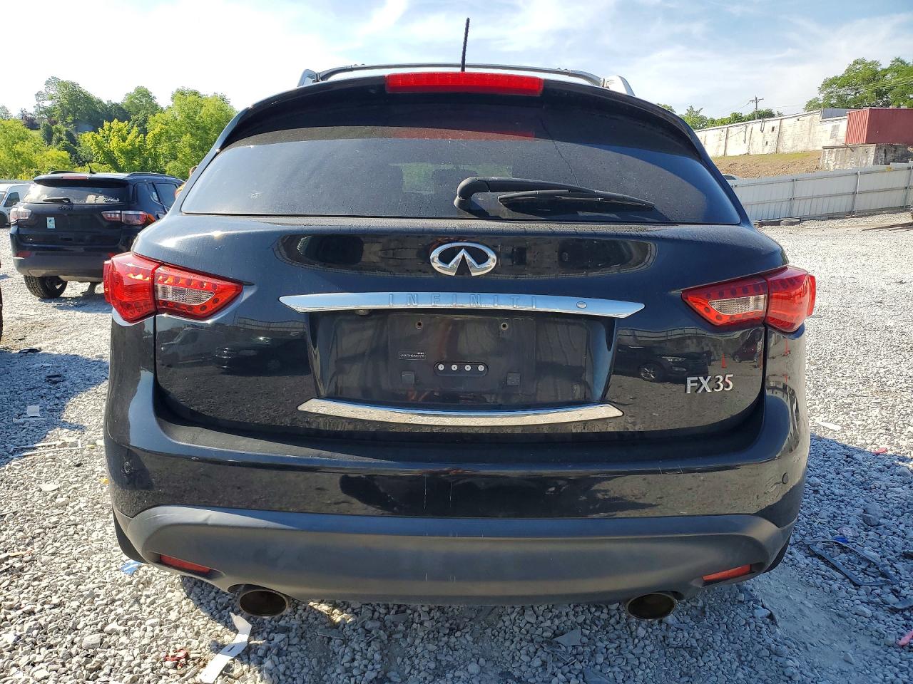 2010 Infiniti Fx35 Base Черный vin: JN8AS1MW9AM851795