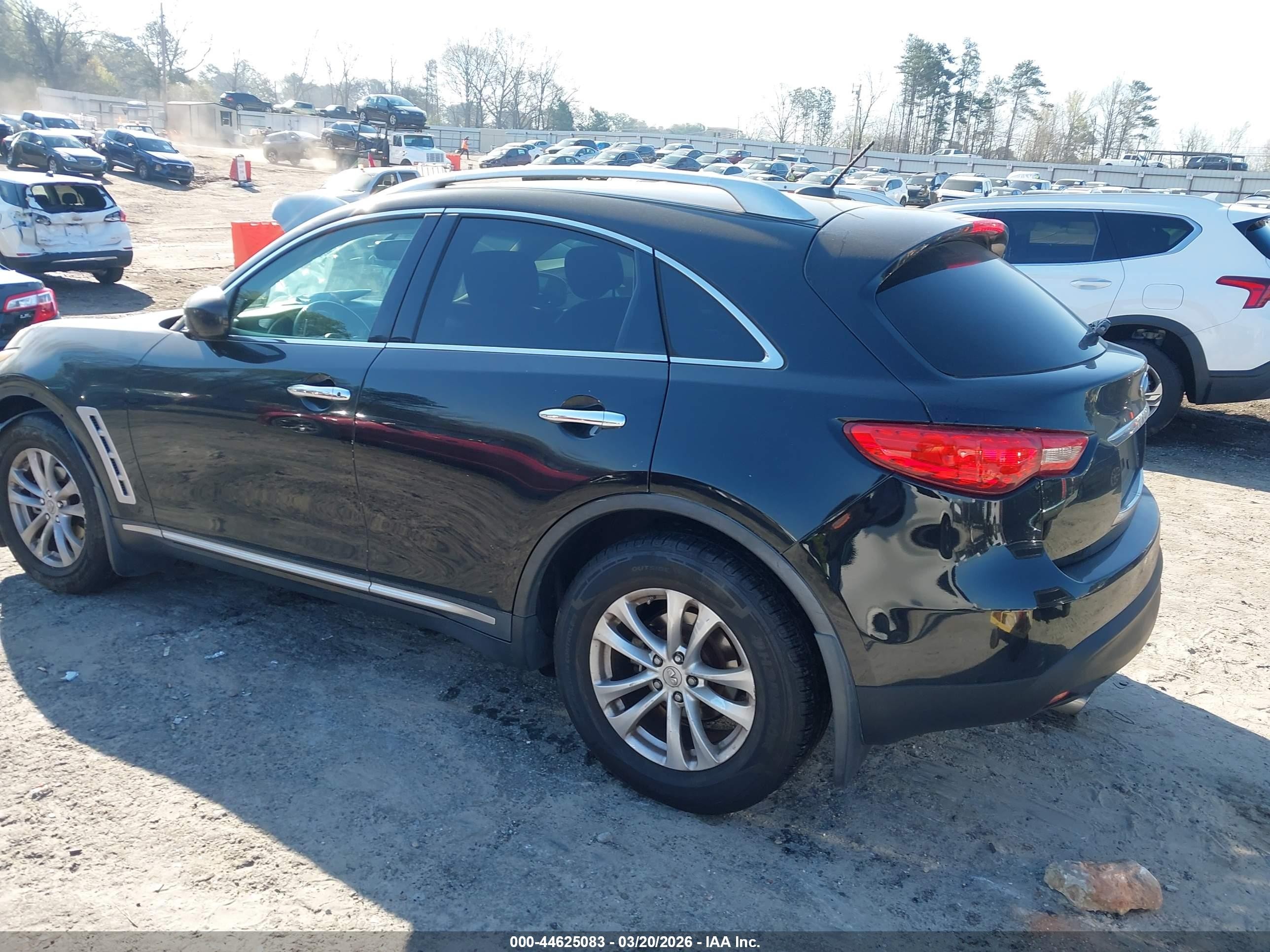 2010 Infiniti Fx35   Black vin: JN8AS1MW9AM852445