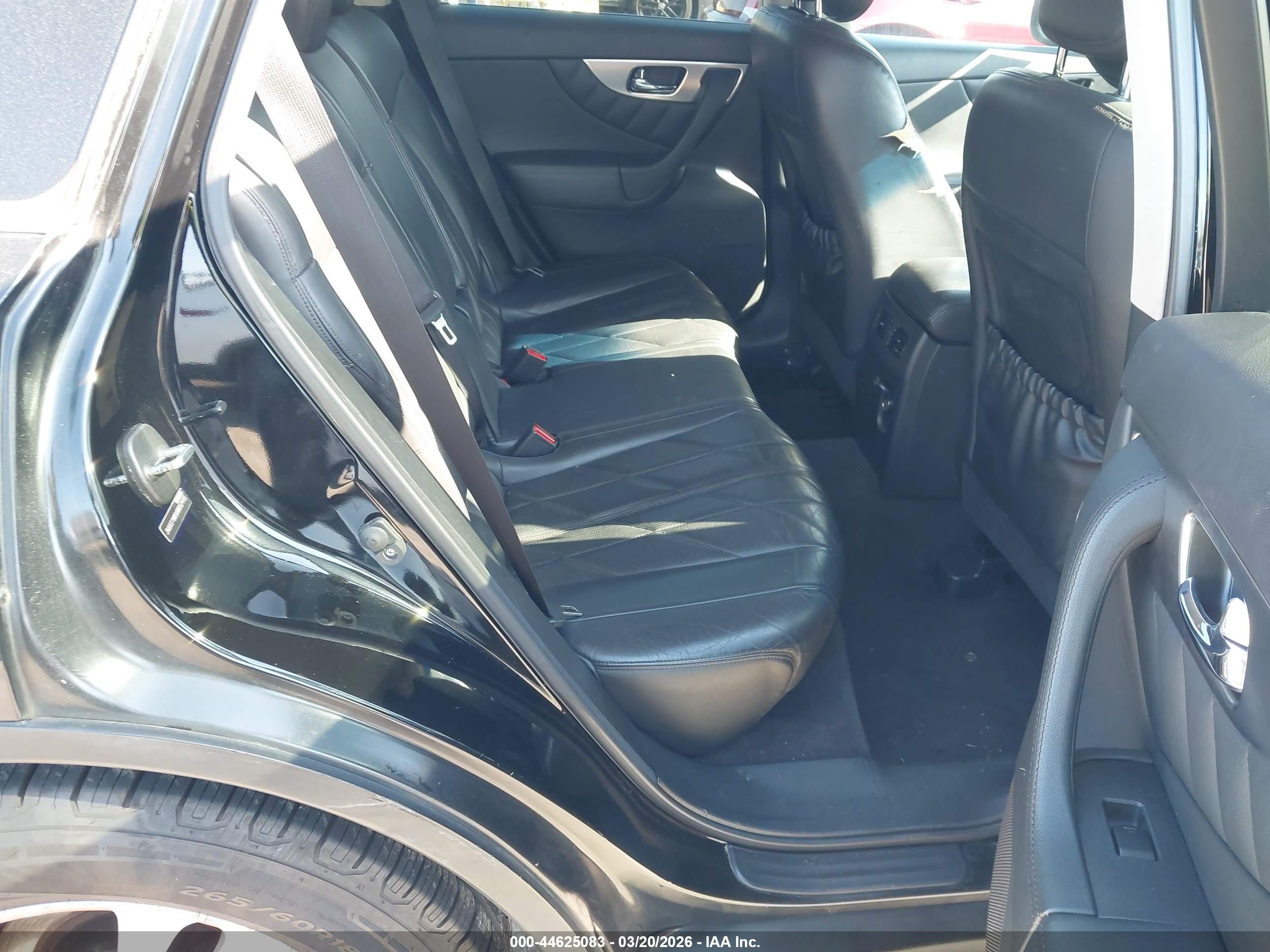 2010 Infiniti Fx35   Black vin: JN8AS1MW9AM852445