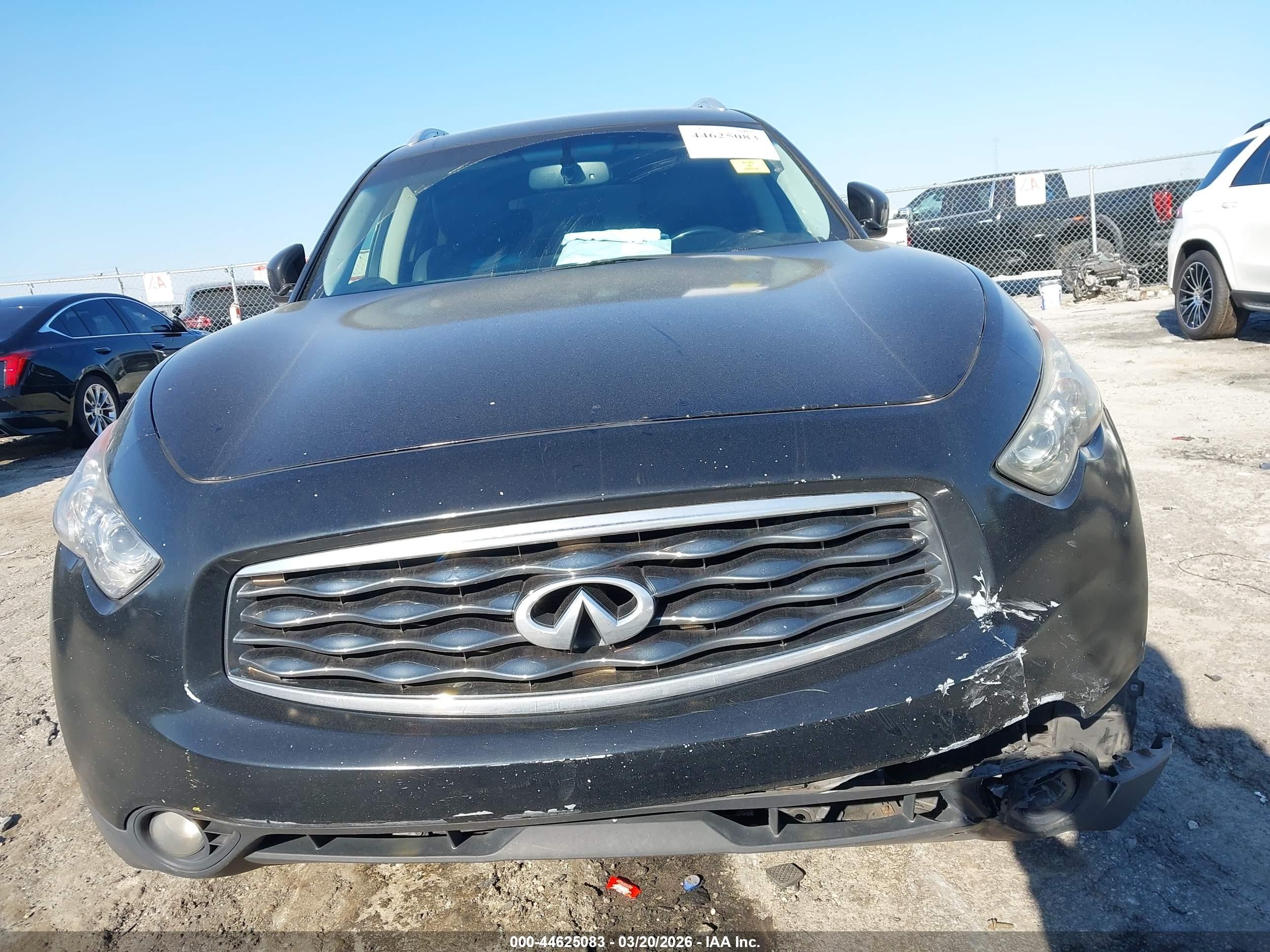 2010 Infiniti Fx35   Black vin: JN8AS1MW9AM852445