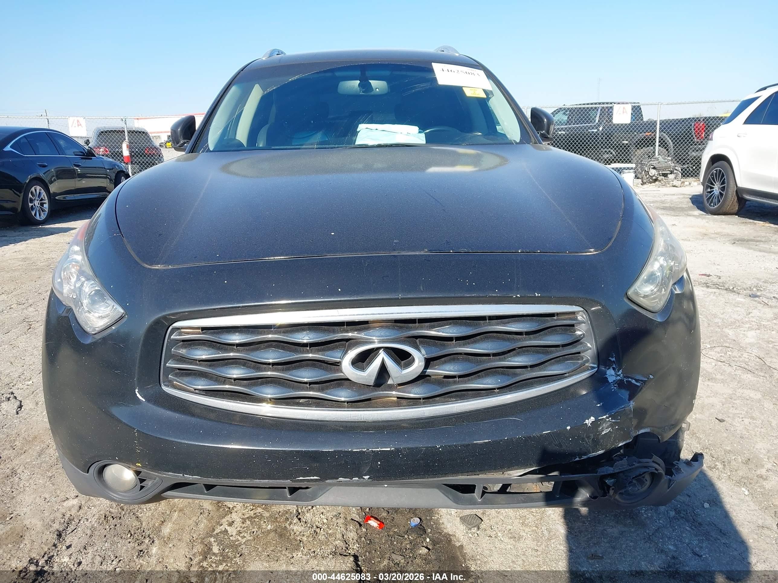 2010 Infiniti Fx35   Black vin: JN8AS1MW9AM852445