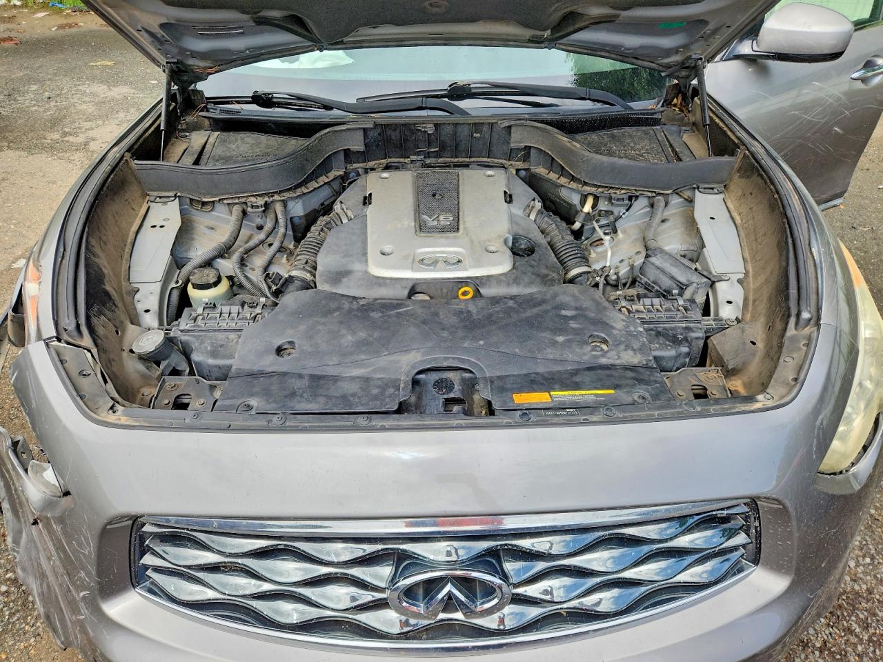 2011 Infiniti Fx35 Base Silver vin: JN8AS1MW9BM734333