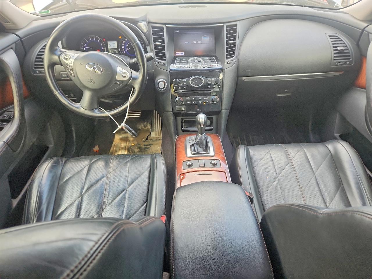 2012 Infiniti Fx35 Base Silver vin: JN8AS1MW9CM150127