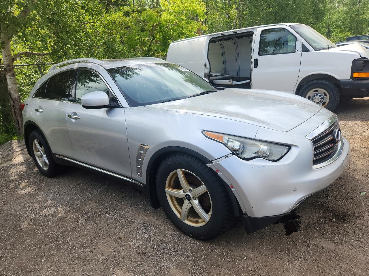 2012 Infiniti Fx35 Base Silver vin: JN8AS1MW9CM150127