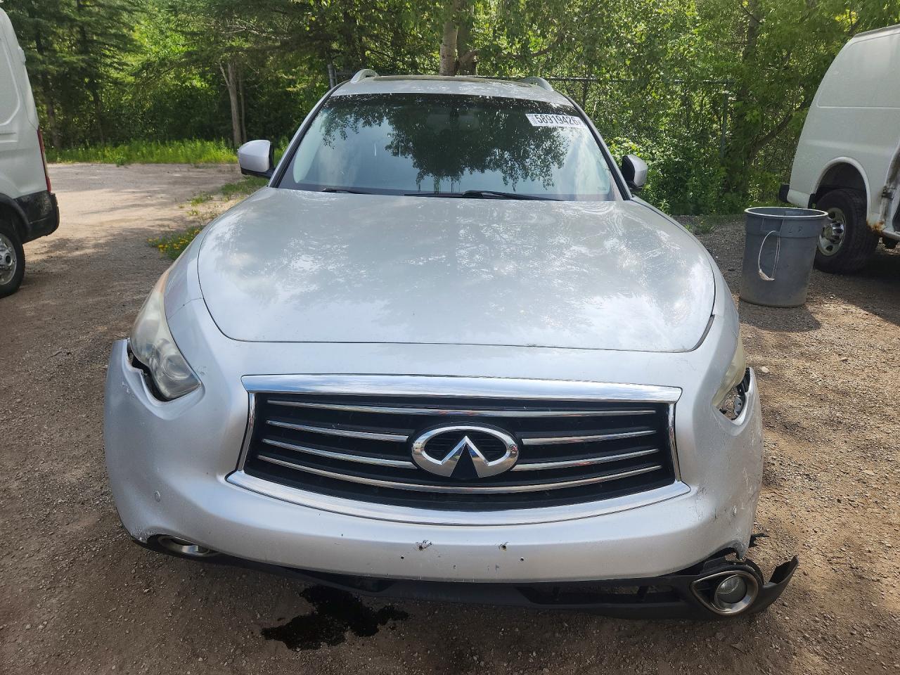 2012 Infiniti Fx35 Base Silver vin: JN8AS1MW9CM150127