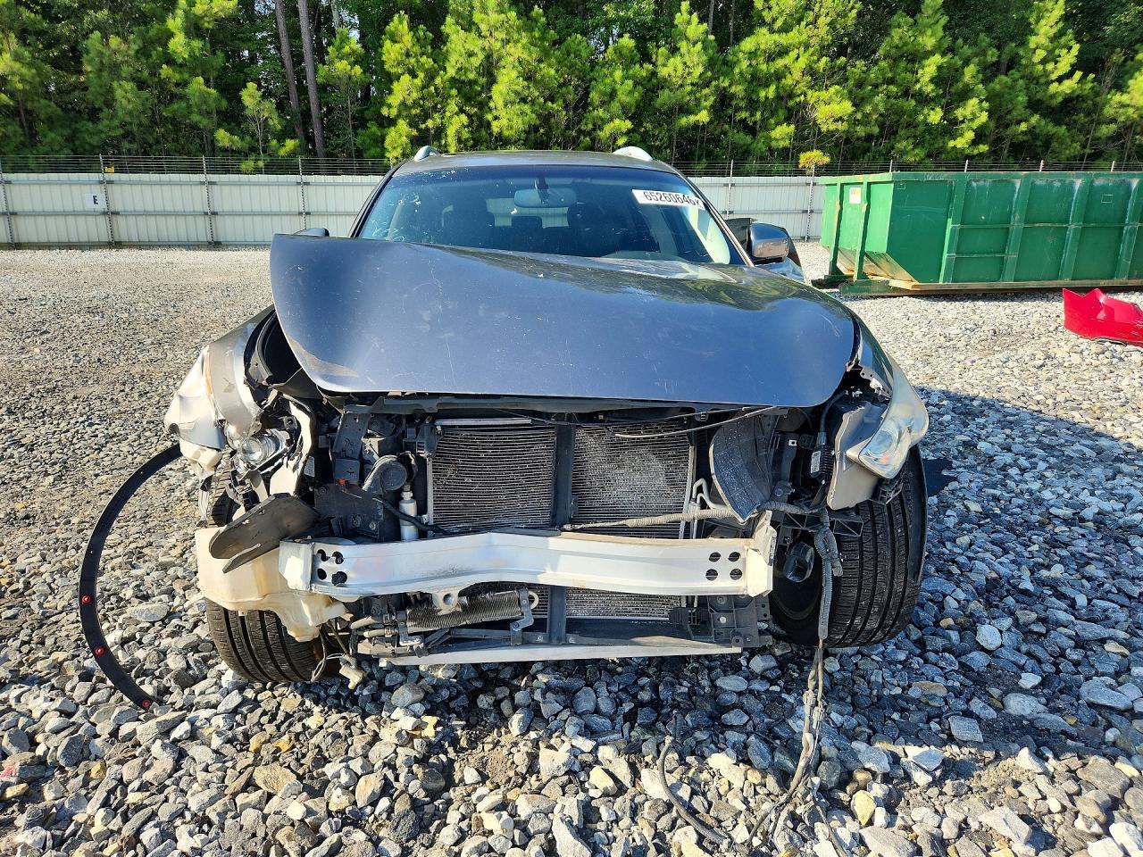 2012 Infiniti Fx35 Base Серый vin: JN8AS1MW9CM151052