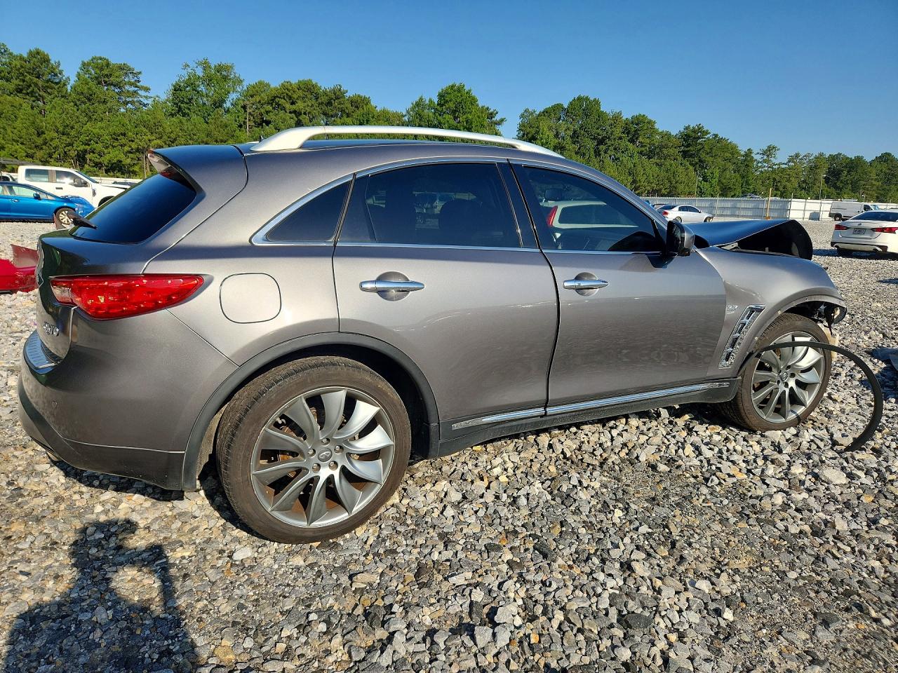 2012 Infiniti Fx35 Base Серый vin: JN8AS1MW9CM151052