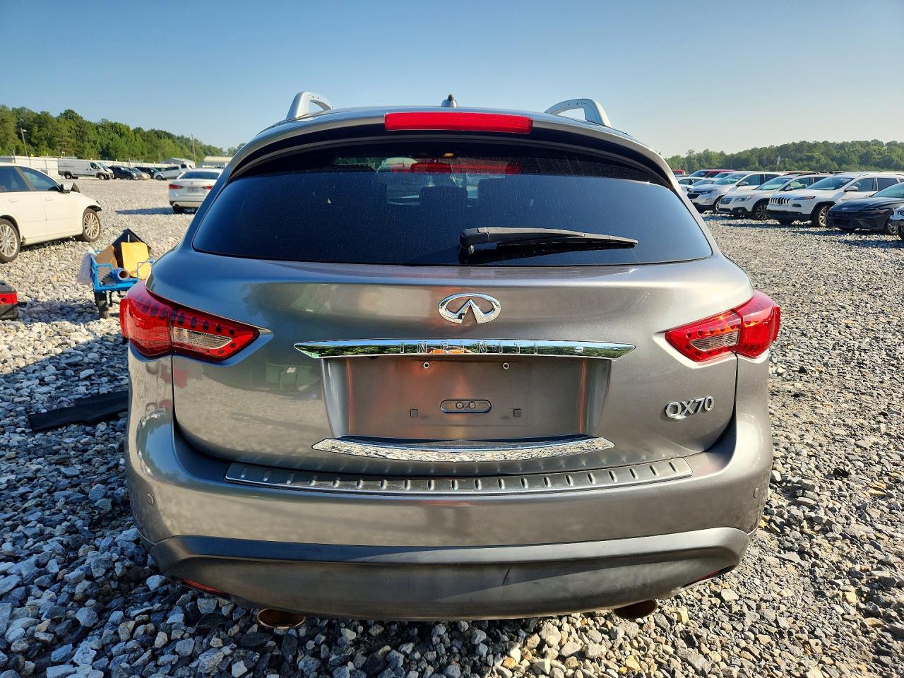 2012 Infiniti Fx35 Base Серый vin: JN8AS1MW9CM151052