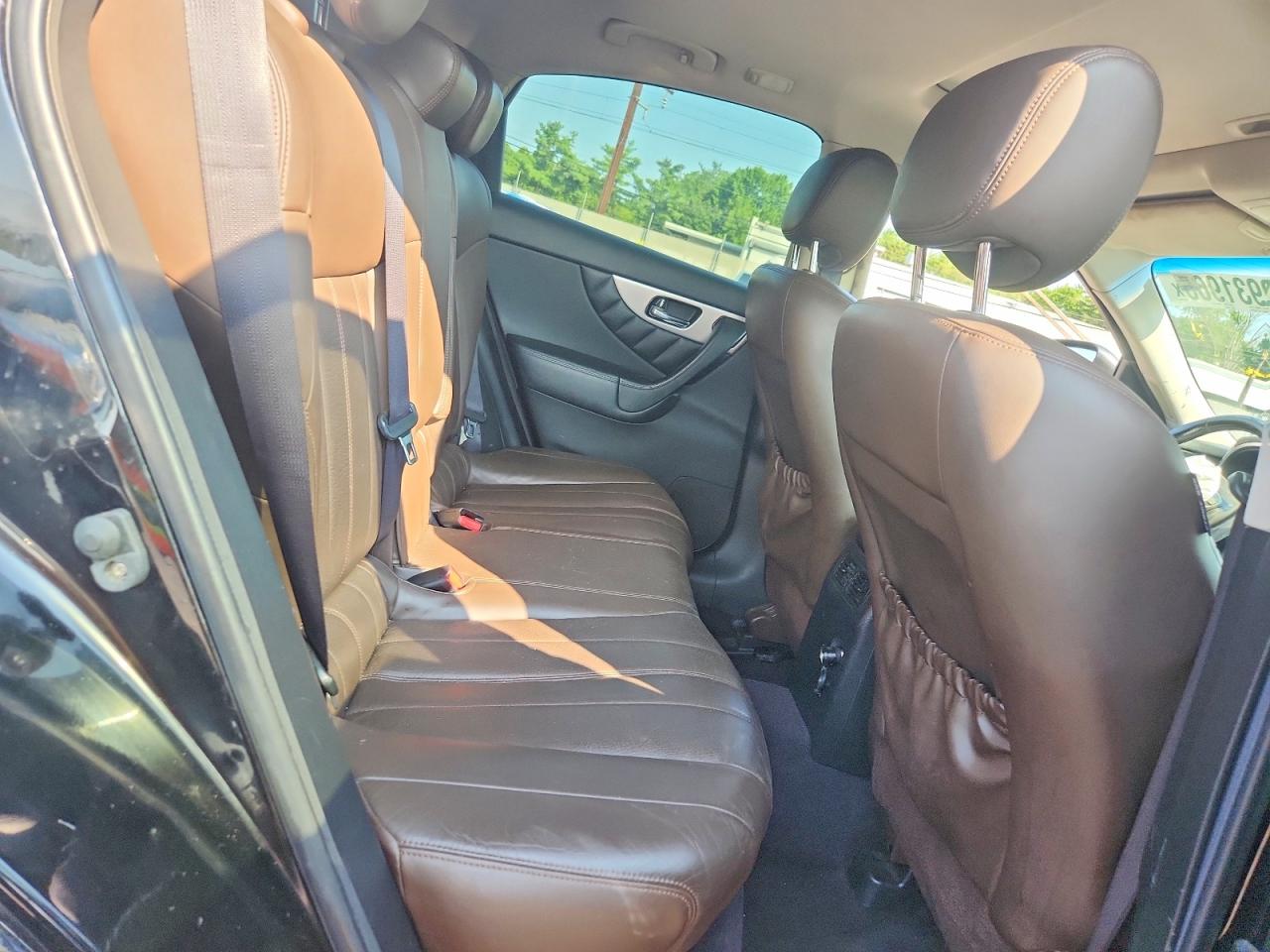 2012 Infiniti Fx35 Base Черный vin: JN8AS1MW9CM152377