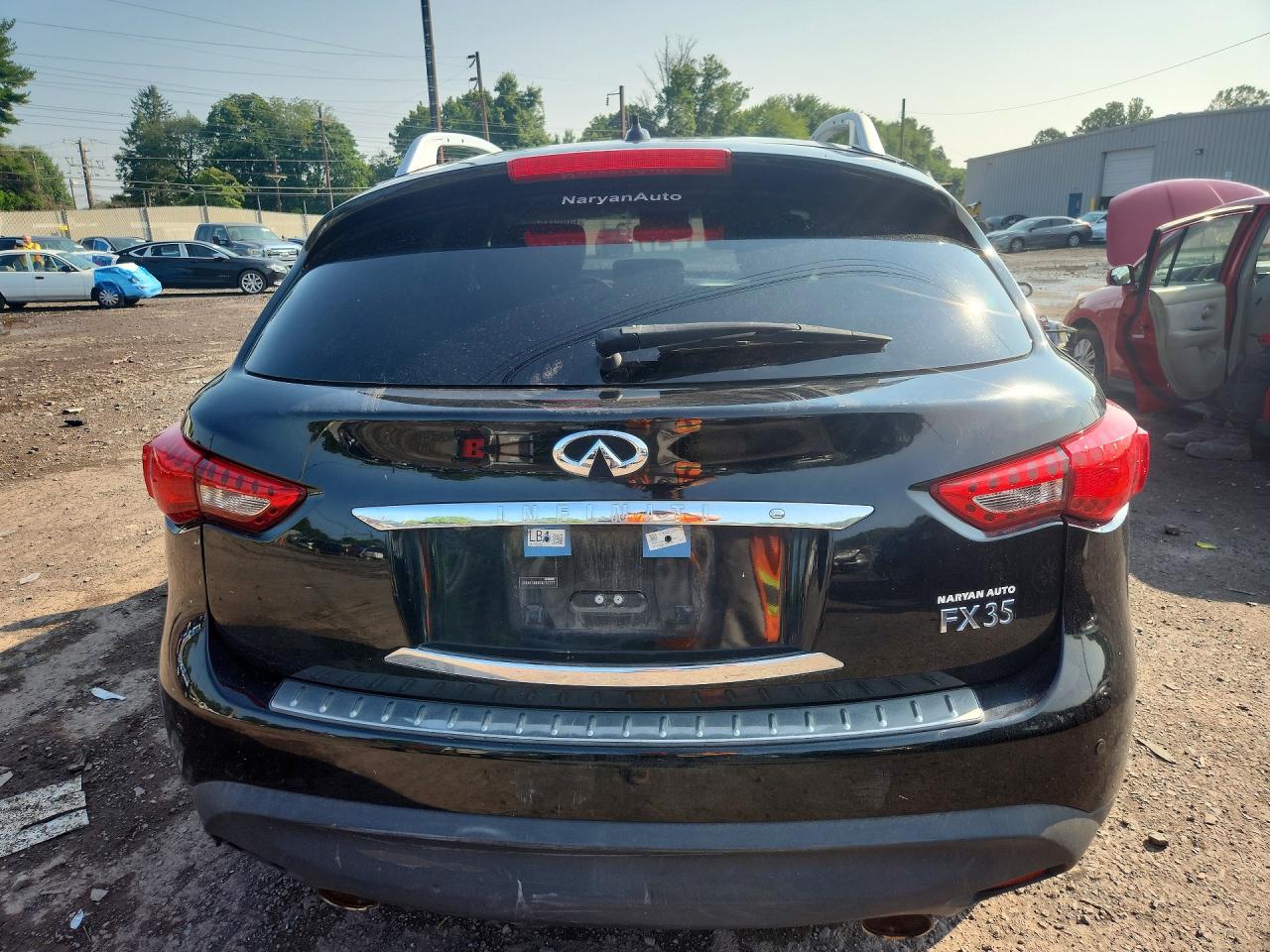 2012 Infiniti Fx35 Base Черный vin: JN8AS1MW9CM152377