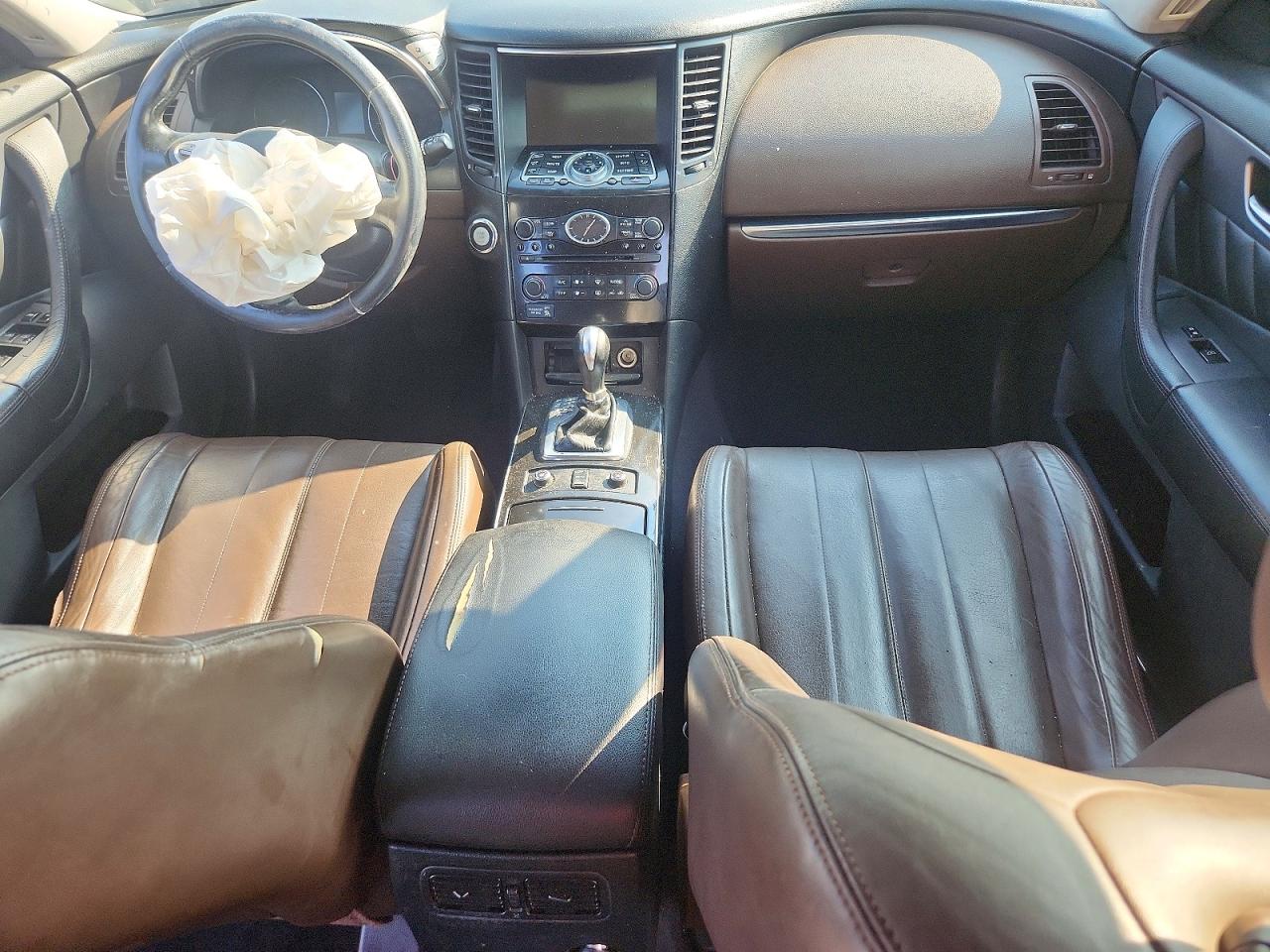 2012 Infiniti Fx35 Base Черный vin: JN8AS1MW9CM152377