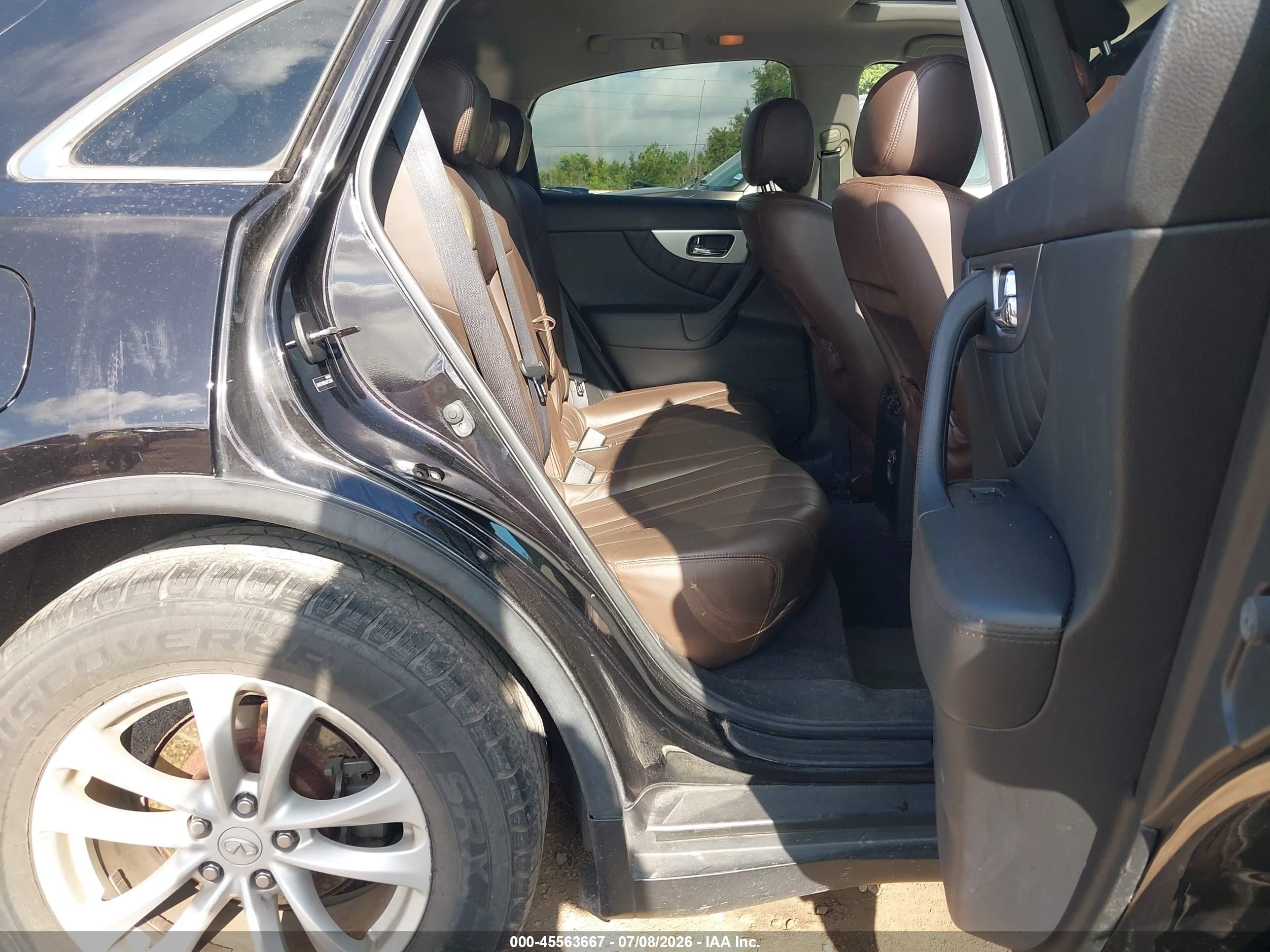 2012 Infiniti Fx35   Коричневый vin: JN8AS1MW9CM153996
