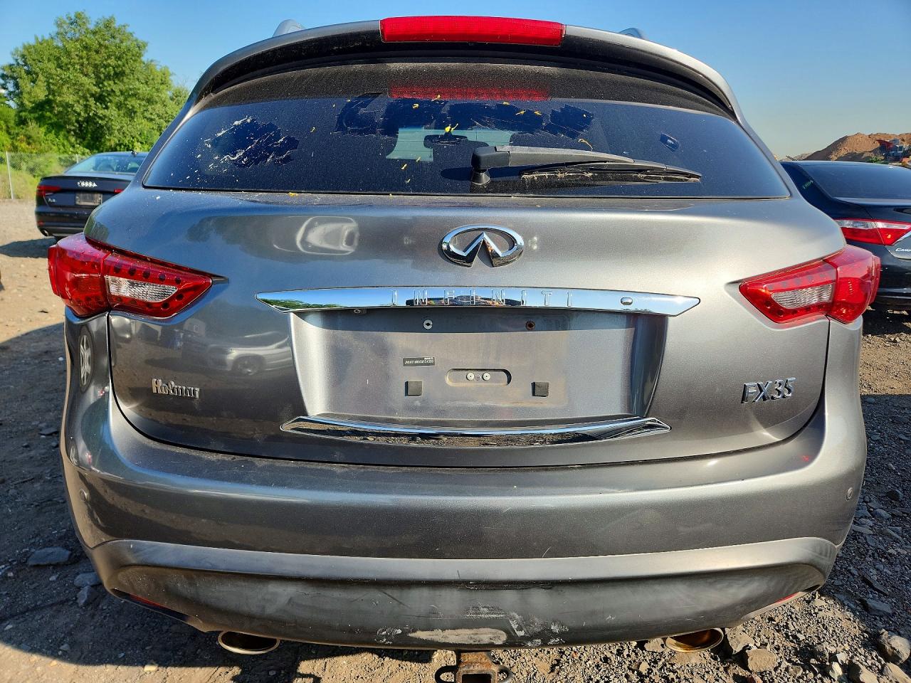 2012 Infiniti Fx35 Base Серый vin: JN8AS1MW9CM154369