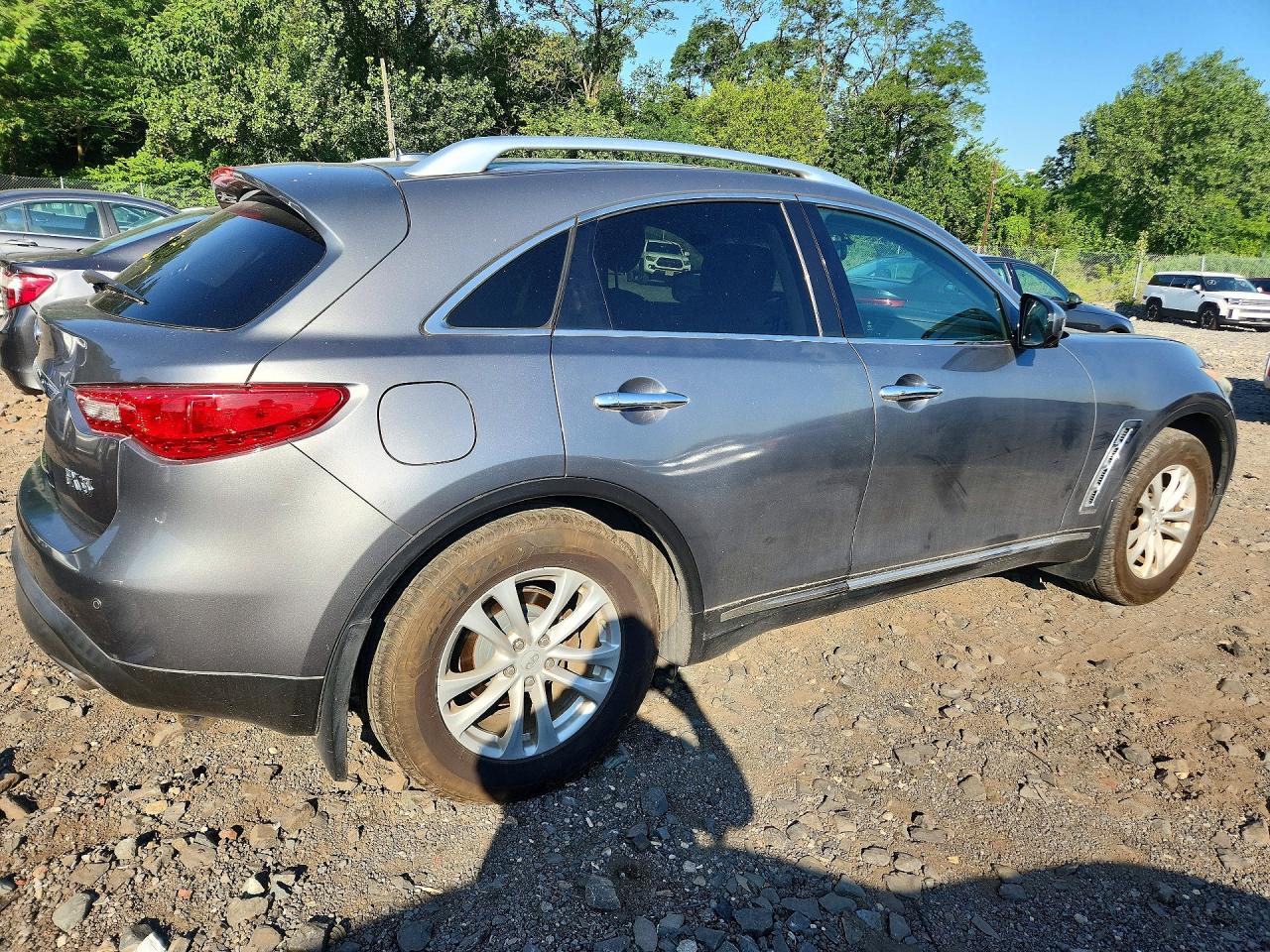 2012 Infiniti Fx35 Base Серый vin: JN8AS1MW9CM154369