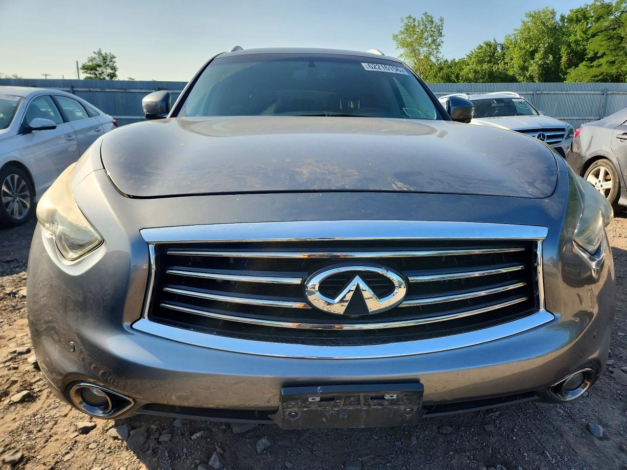 2012 Infiniti Fx35 Base Серый vin: JN8AS1MW9CM154369