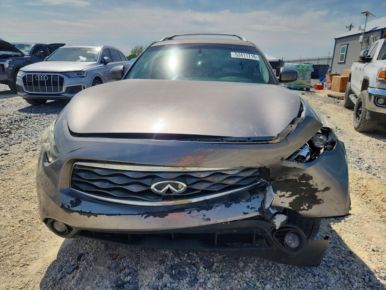 2010 Infiniti Fx35 Base Charcoal vin: JN8AS1MWXAM850011