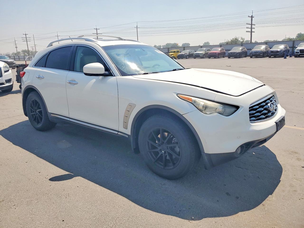 2010 Infiniti Fx35 Base Белый vin: JN8AS1MWXAM850302