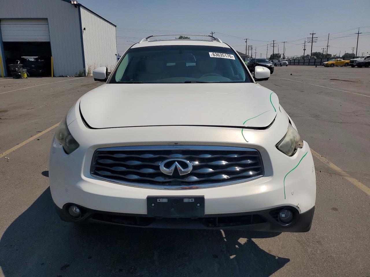 2010 Infiniti Fx35 Base Белый vin: JN8AS1MWXAM850302