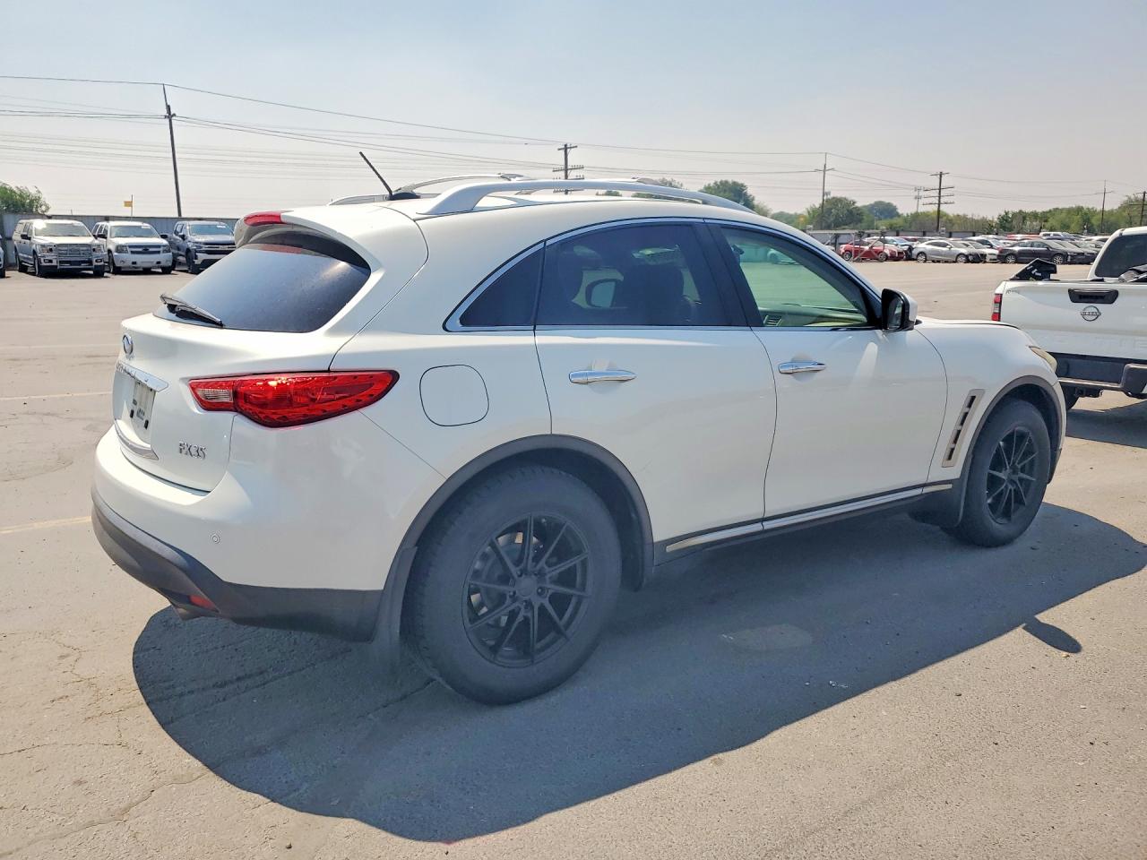 2010 Infiniti Fx35 Base Белый vin: JN8AS1MWXAM850302