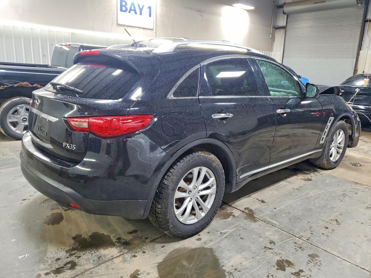 2010 Infiniti Fx35 Base Black vin: JN8AS1MWXAM851689