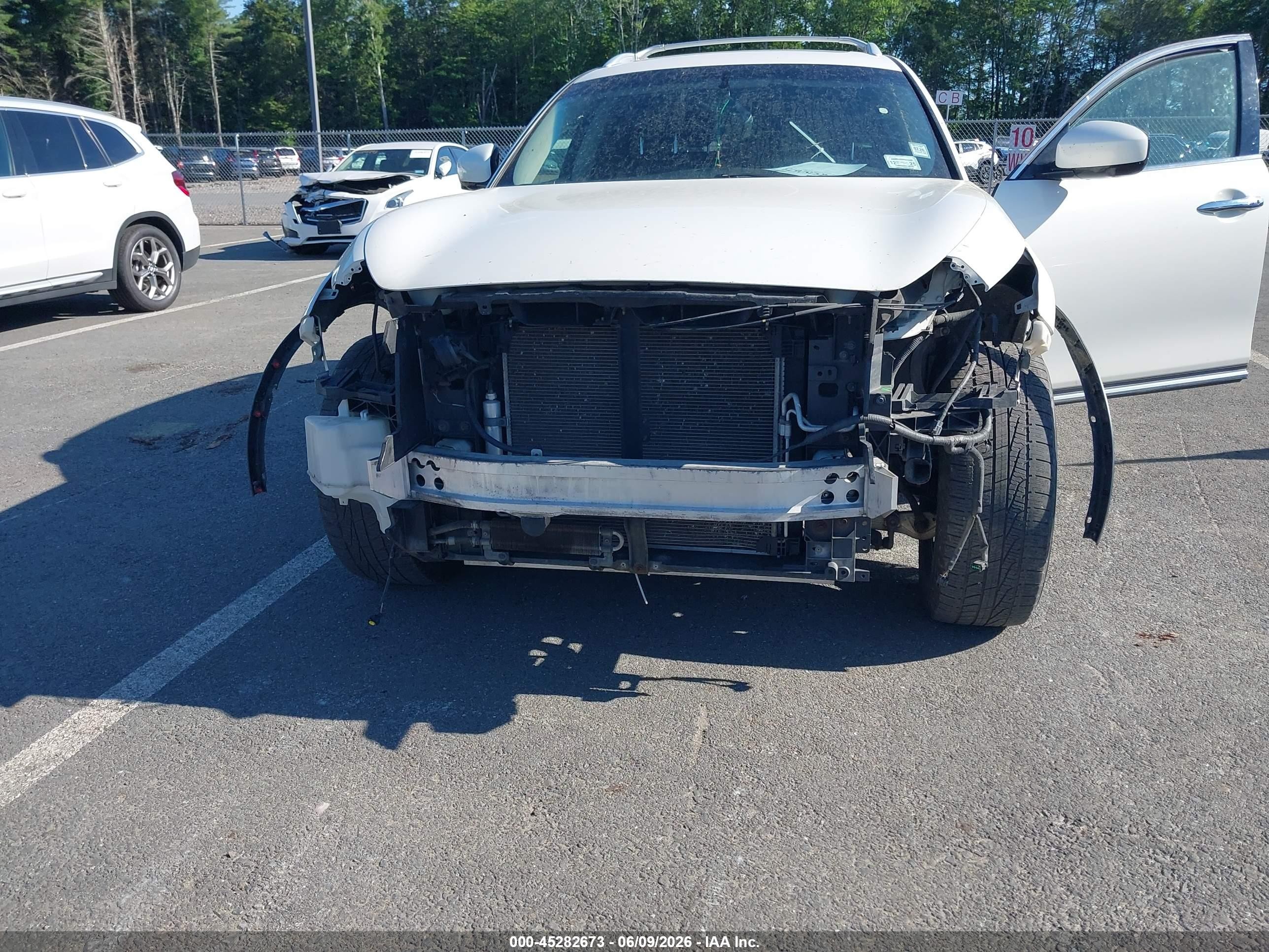 2011 Infiniti Fx35   Белый vin: JN8AS1MWXBM731361