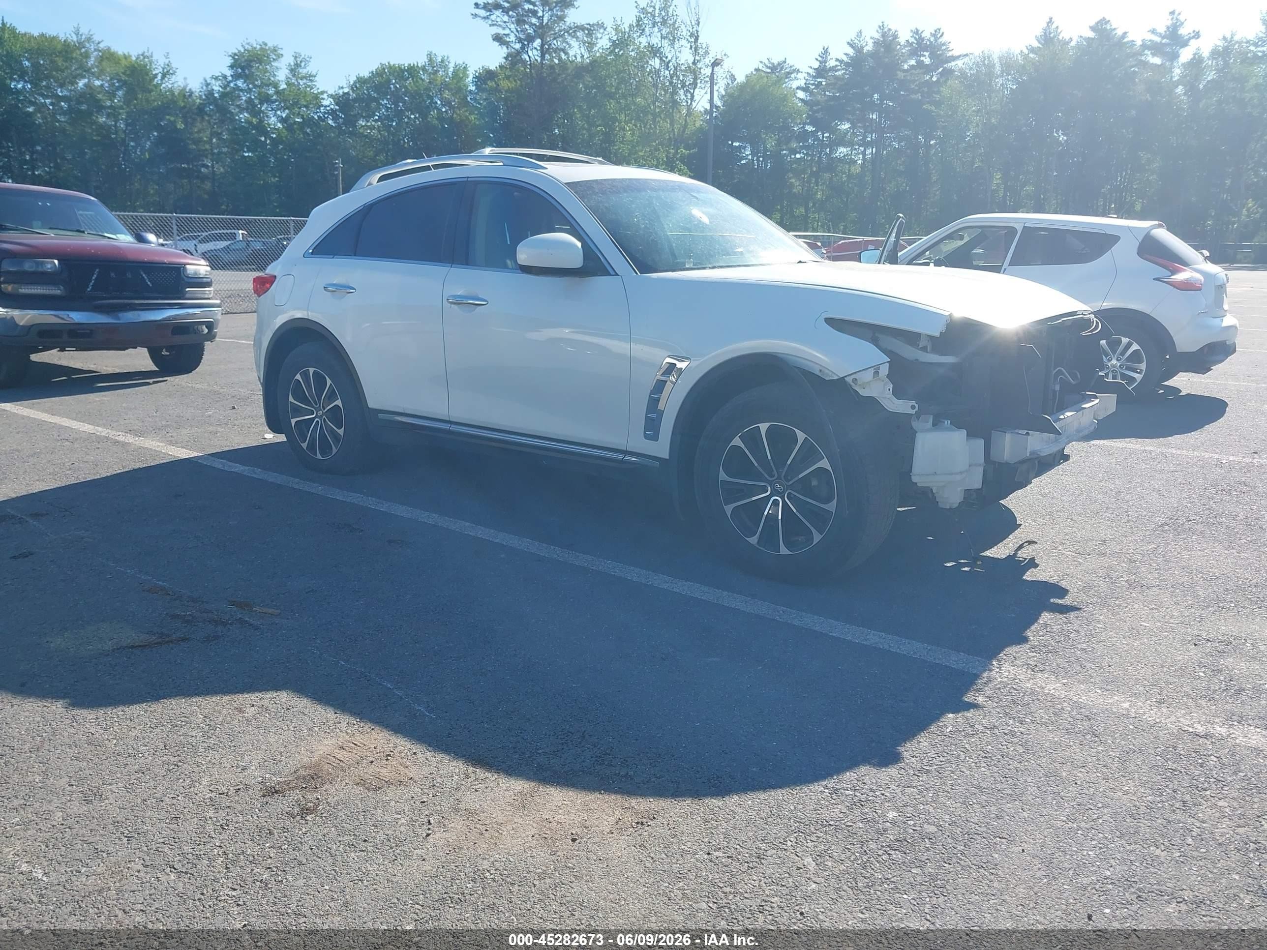 2011 Infiniti Fx35   Белый vin: JN8AS1MWXBM731361