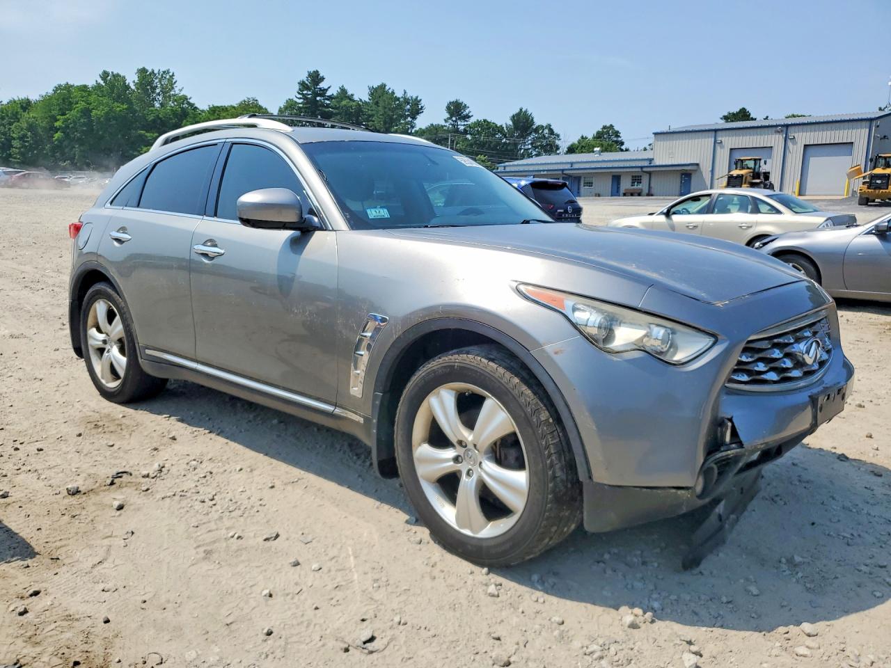 2011 Infiniti Fx35 Base Gray vin: JN8AS1MWXBM733286