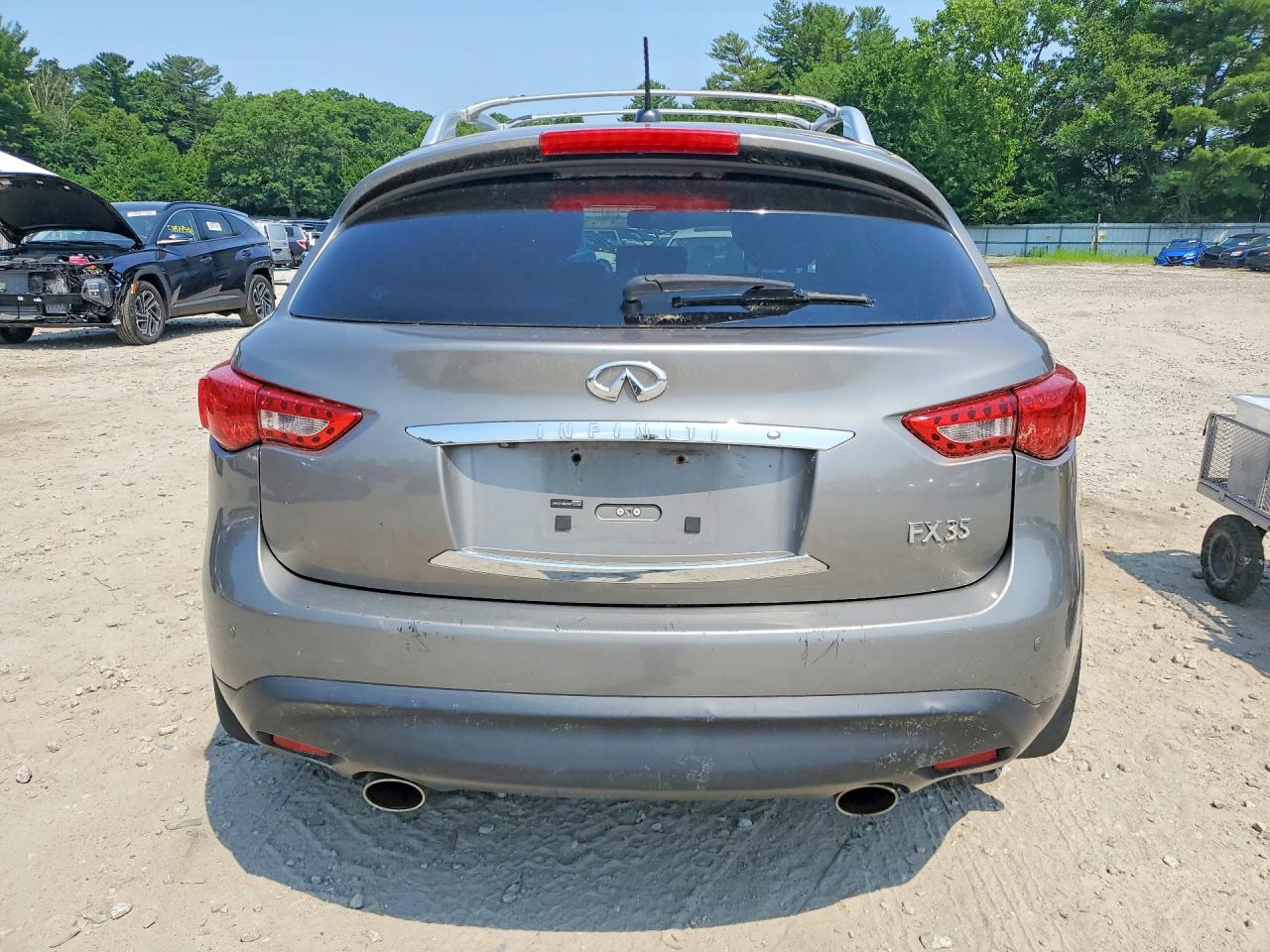 2011 Infiniti Fx35 Base Gray vin: JN8AS1MWXBM733286