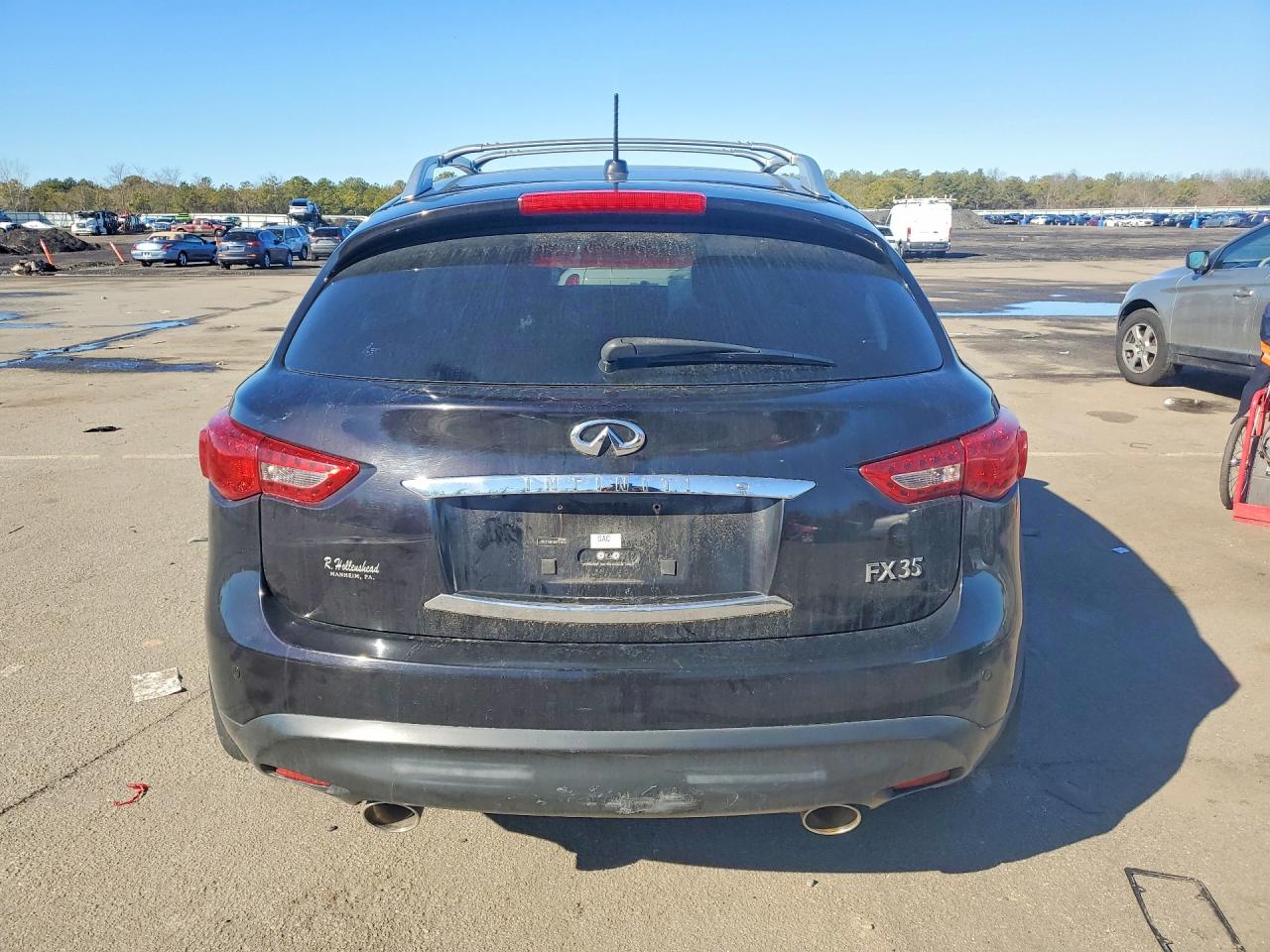 2011 Infiniti Fx35 Base Black vin: JN8AS1MWXBM734096