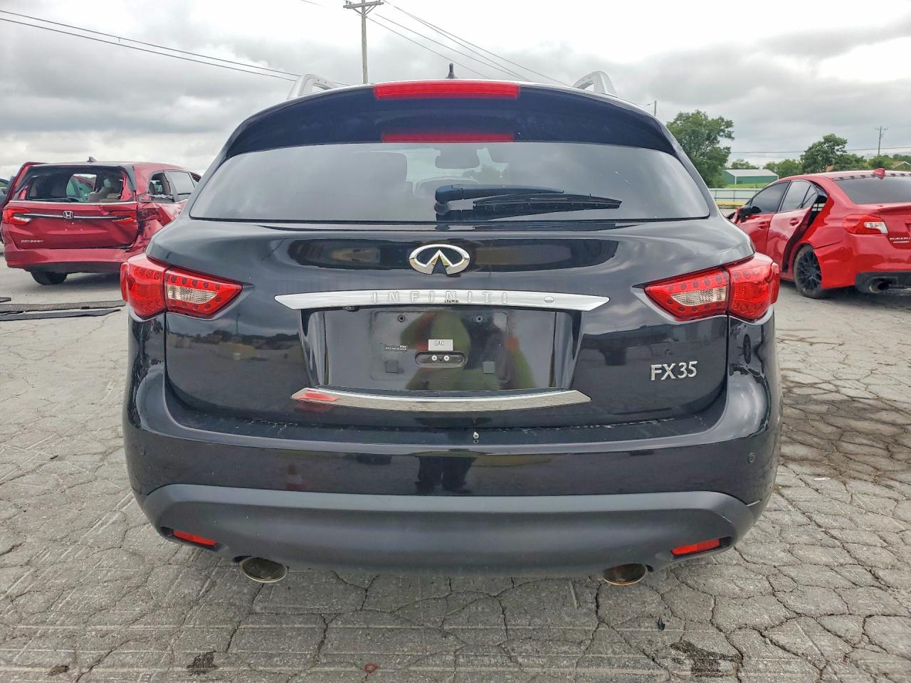 2012 Infiniti Fx35 Base Black vin: JN8AS1MWXCM153036