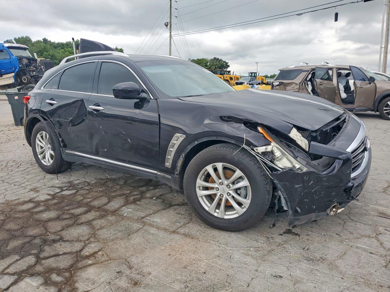 2012 Infiniti Fx35 Base Black vin: JN8AS1MWXCM153036