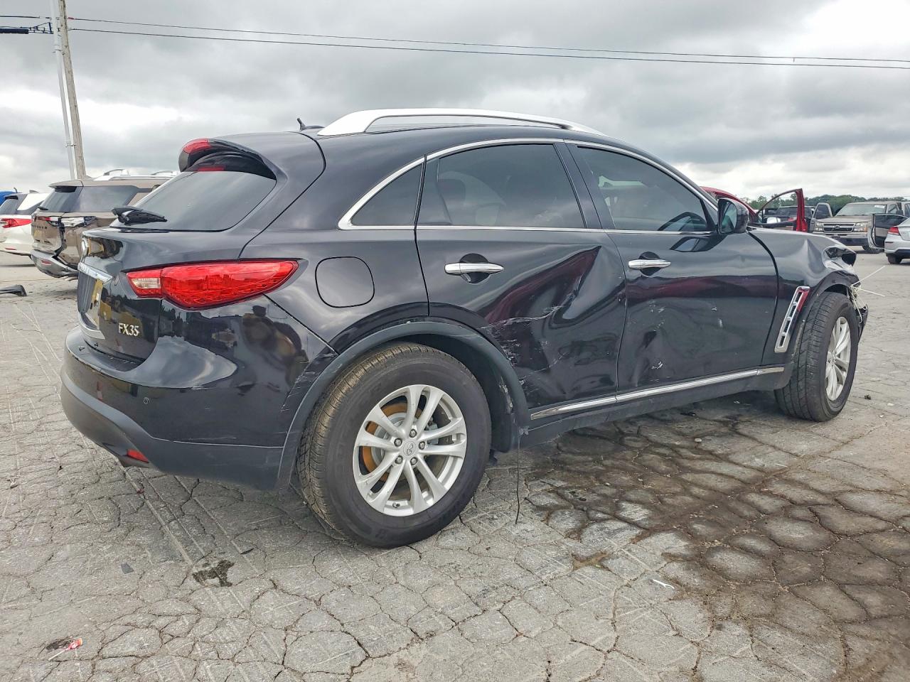 2012 Infiniti Fx35 Base Black vin: JN8AS1MWXCM153036