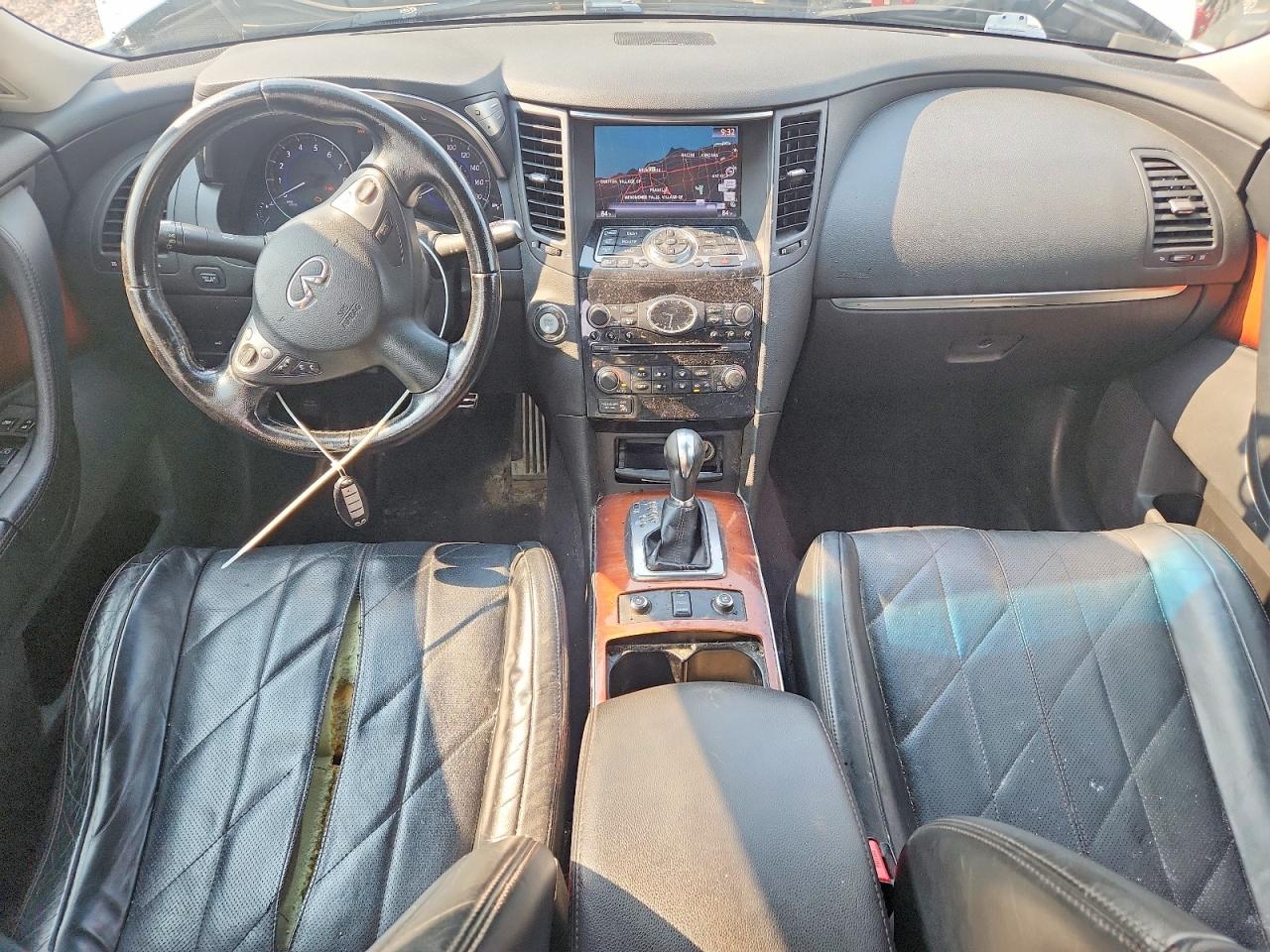2012 Infiniti Fx35 Base White vin: JN8AS1MWXCM155370