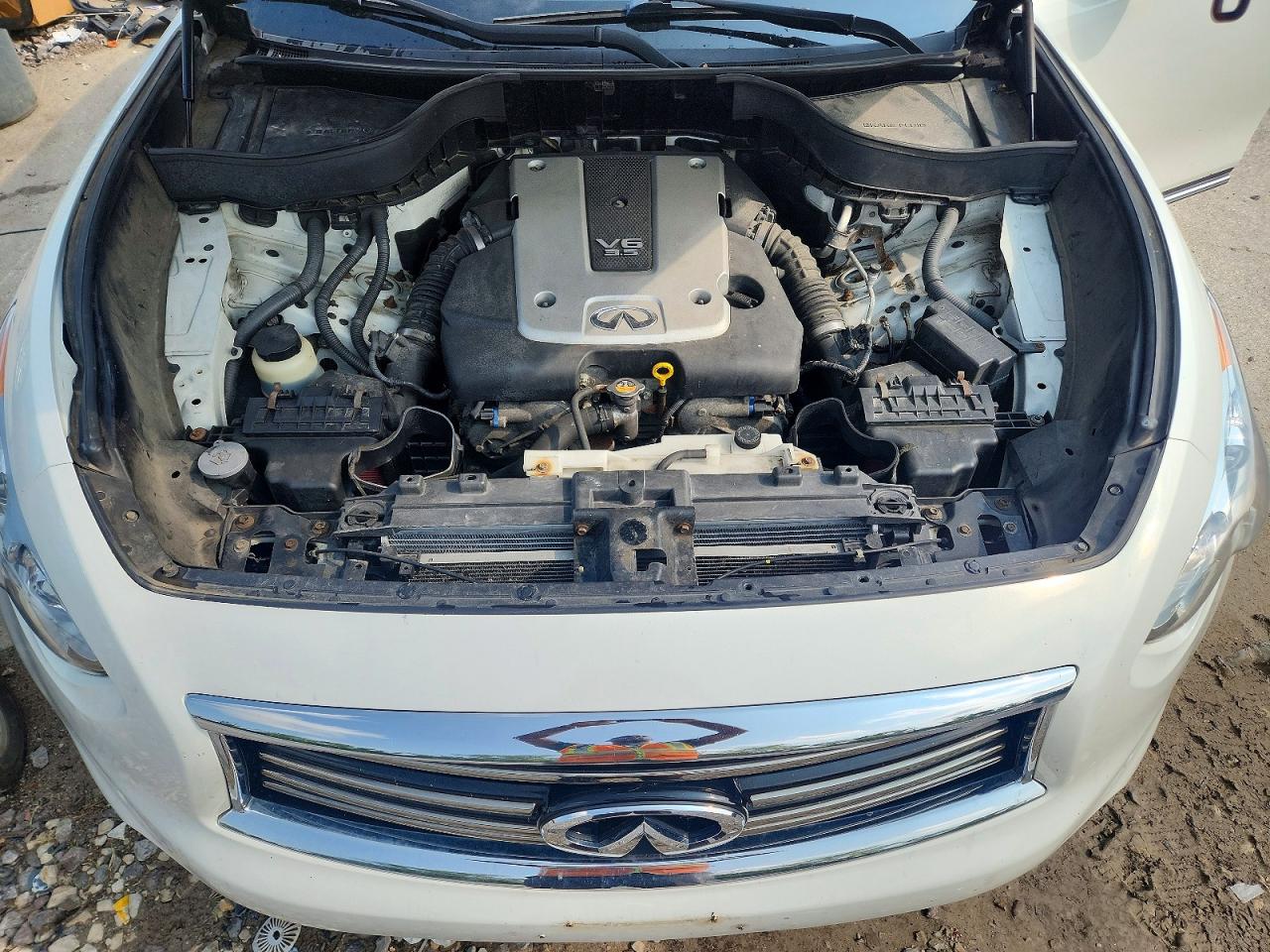 2012 Infiniti Fx35 Base White vin: JN8AS1MWXCM155370