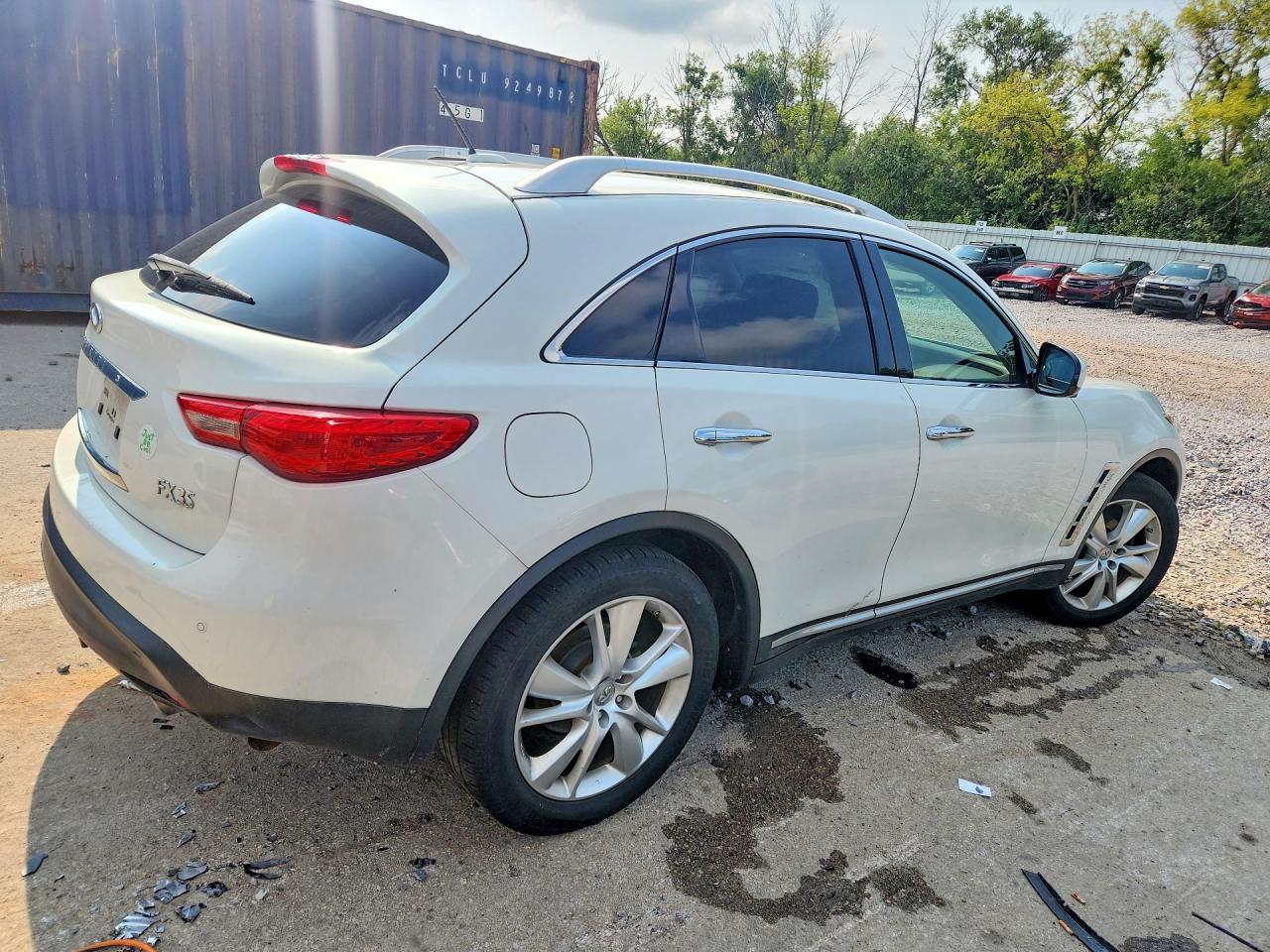 2012 Infiniti Fx35 Base White vin: JN8AS1MWXCM155370