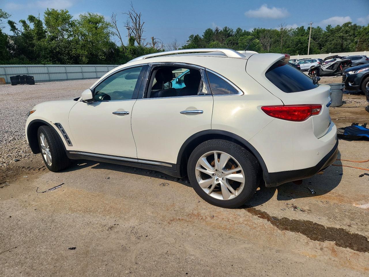 2012 Infiniti Fx35 Base White vin: JN8AS1MWXCM155370